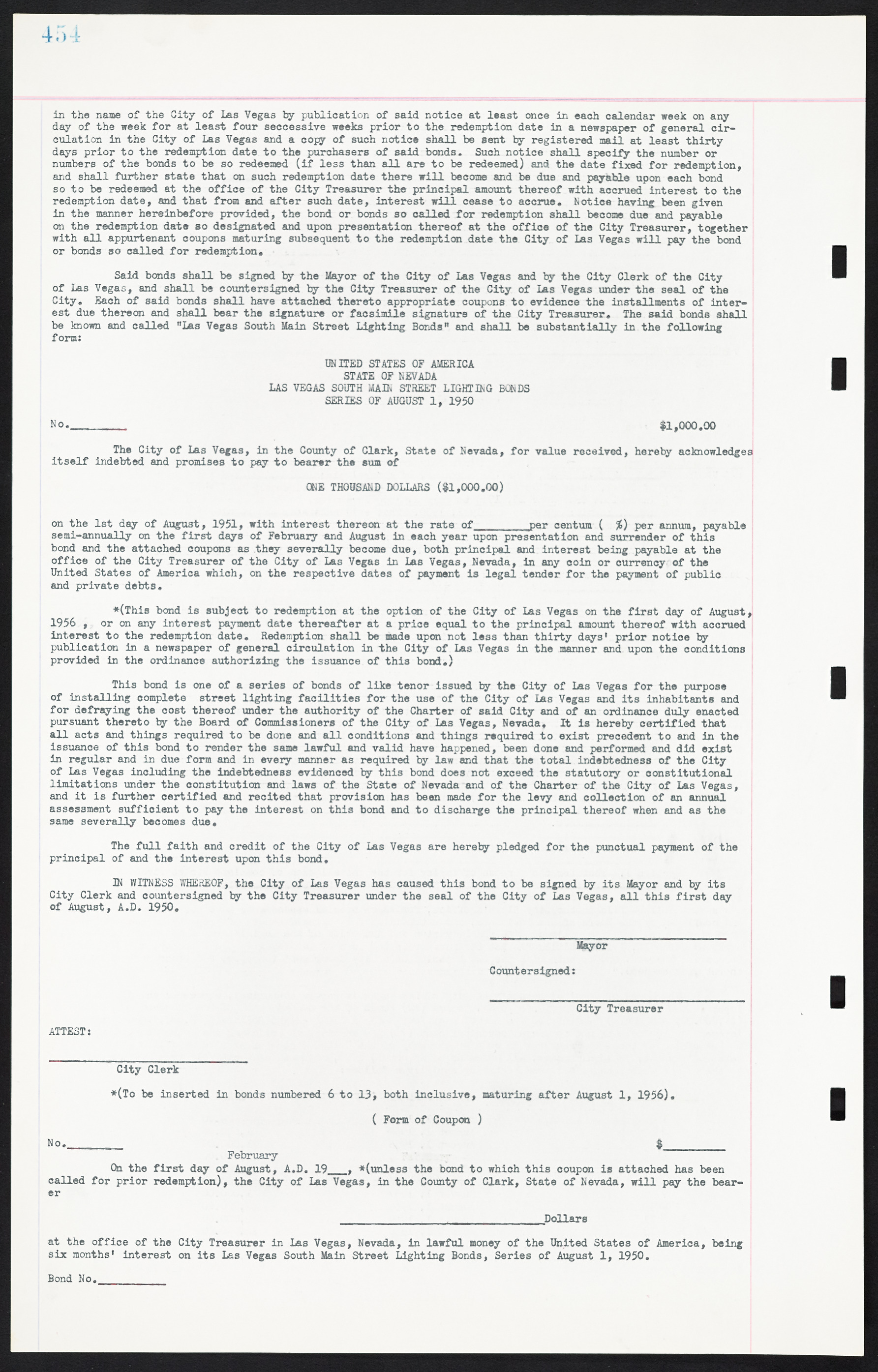 Las Vegas City Ordinances, March 31, 1933 to October 25, 1950, lvc000014-490