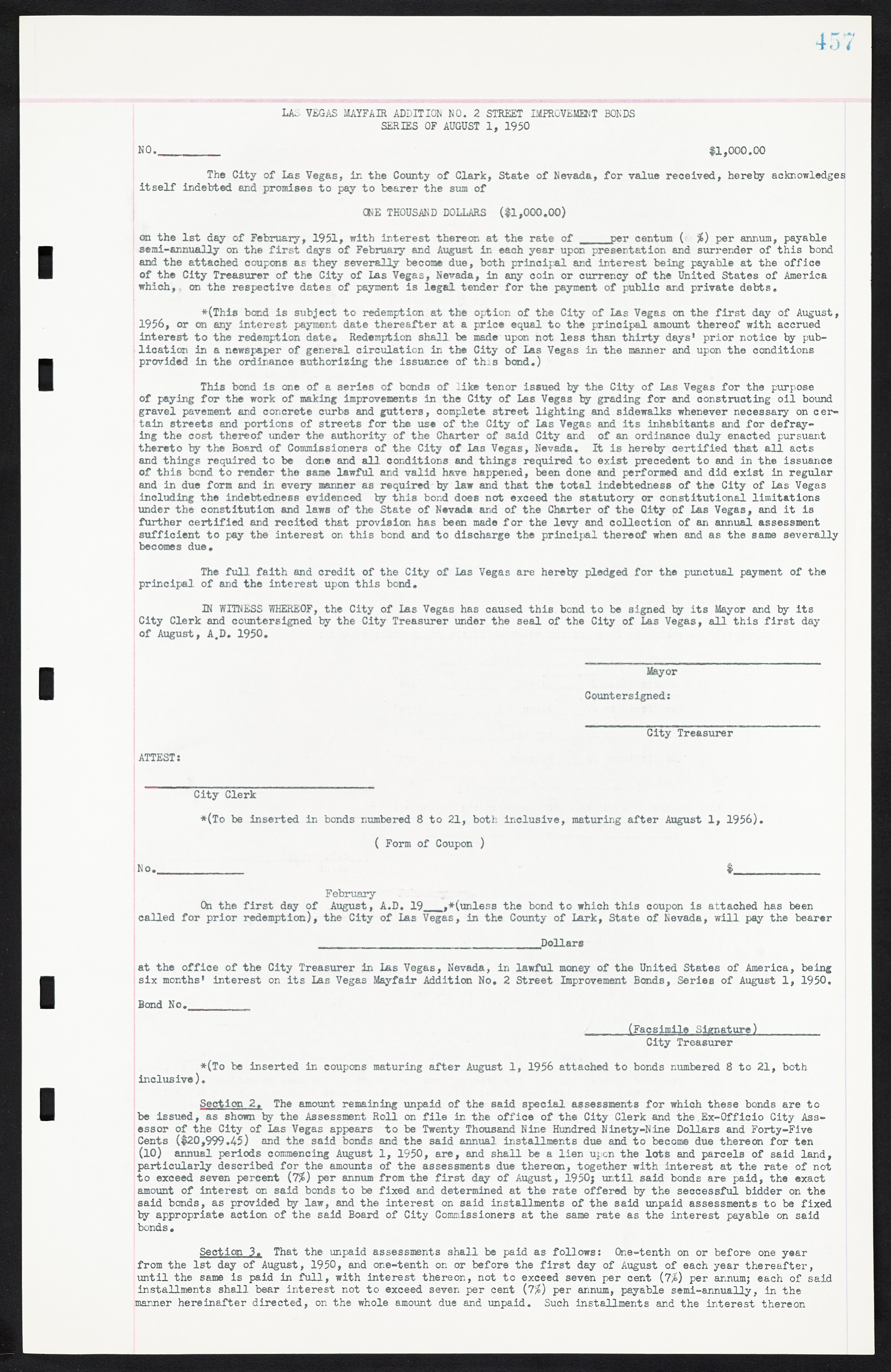 Las Vegas City Ordinances, March 31, 1933 to October 25, 1950, lvc000014-493