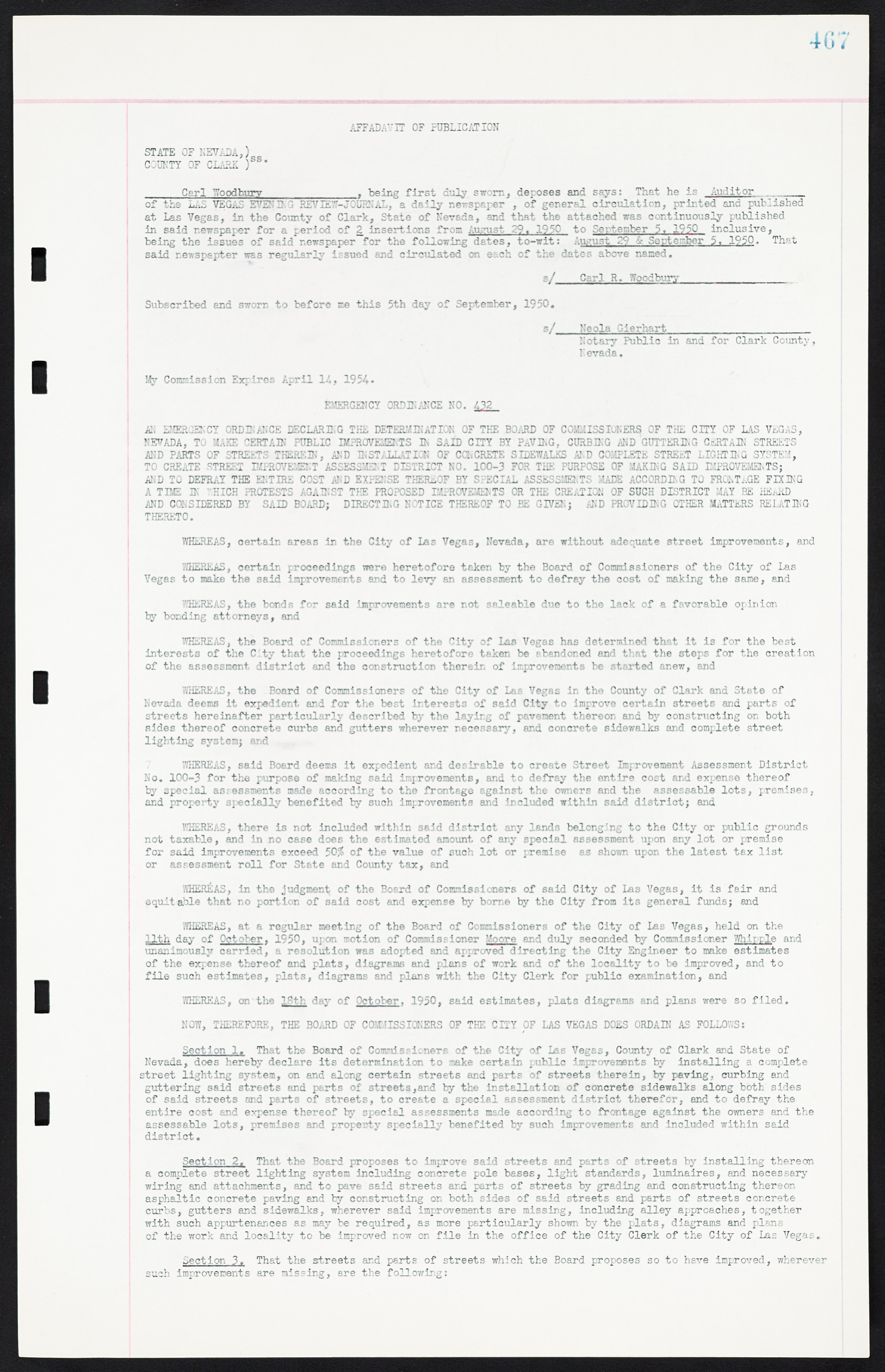 Las Vegas City Ordinances, March 31, 1933 to October 25, 1950, lvc000014-502