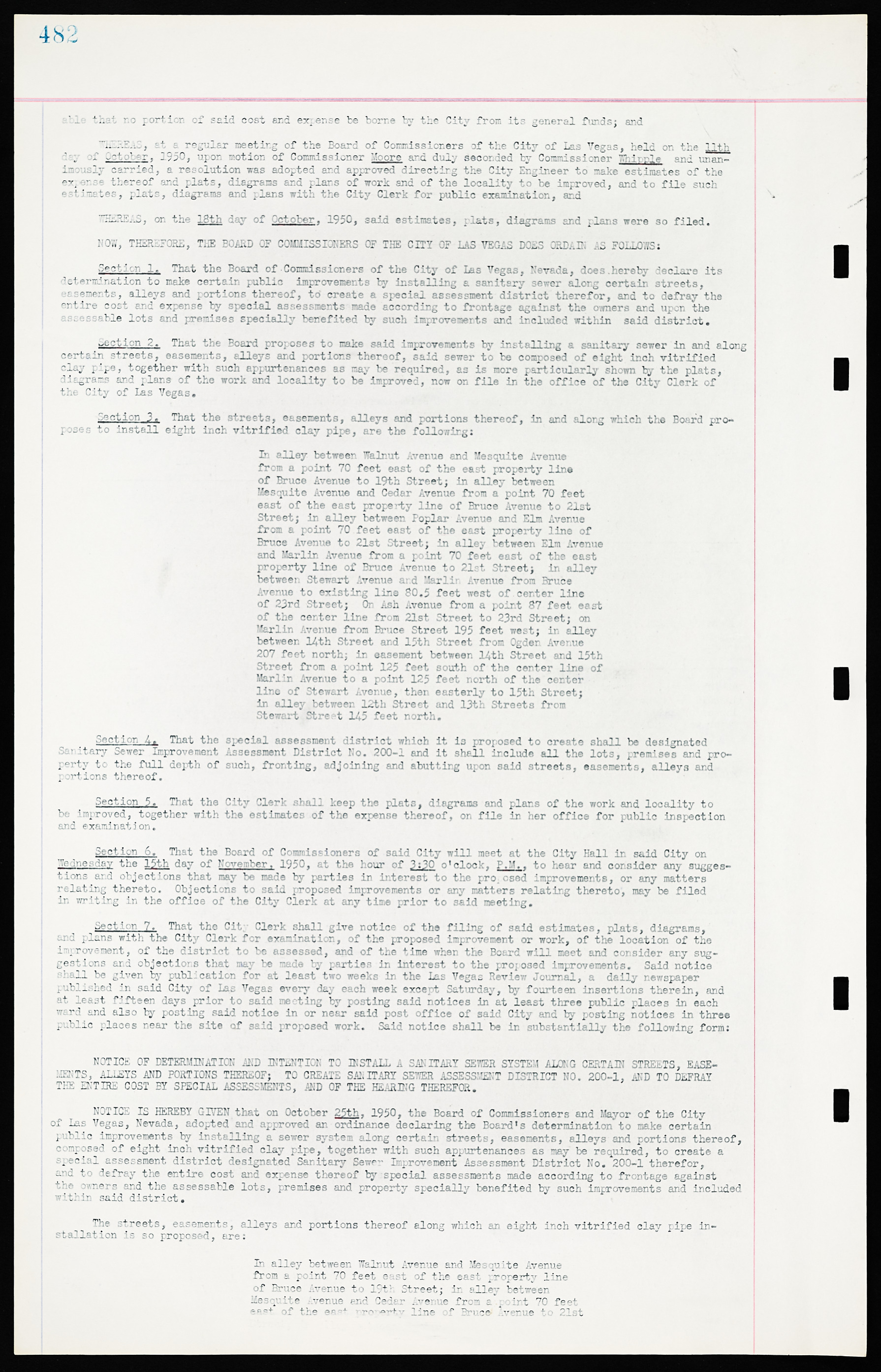 Las Vegas City Ordinances, March 31, 1933 to October 25, 1950, lvc000014-517