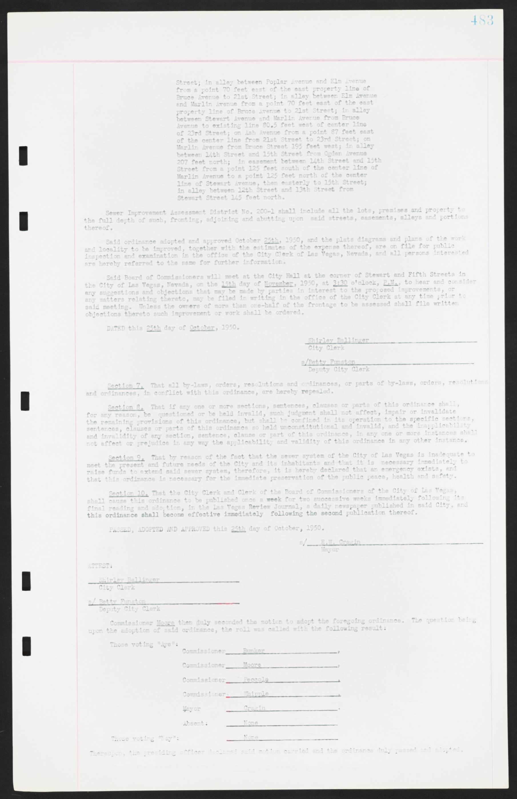 Las Vegas City Ordinances, March 31, 1933 to October 25, 1950, lvc000014-518