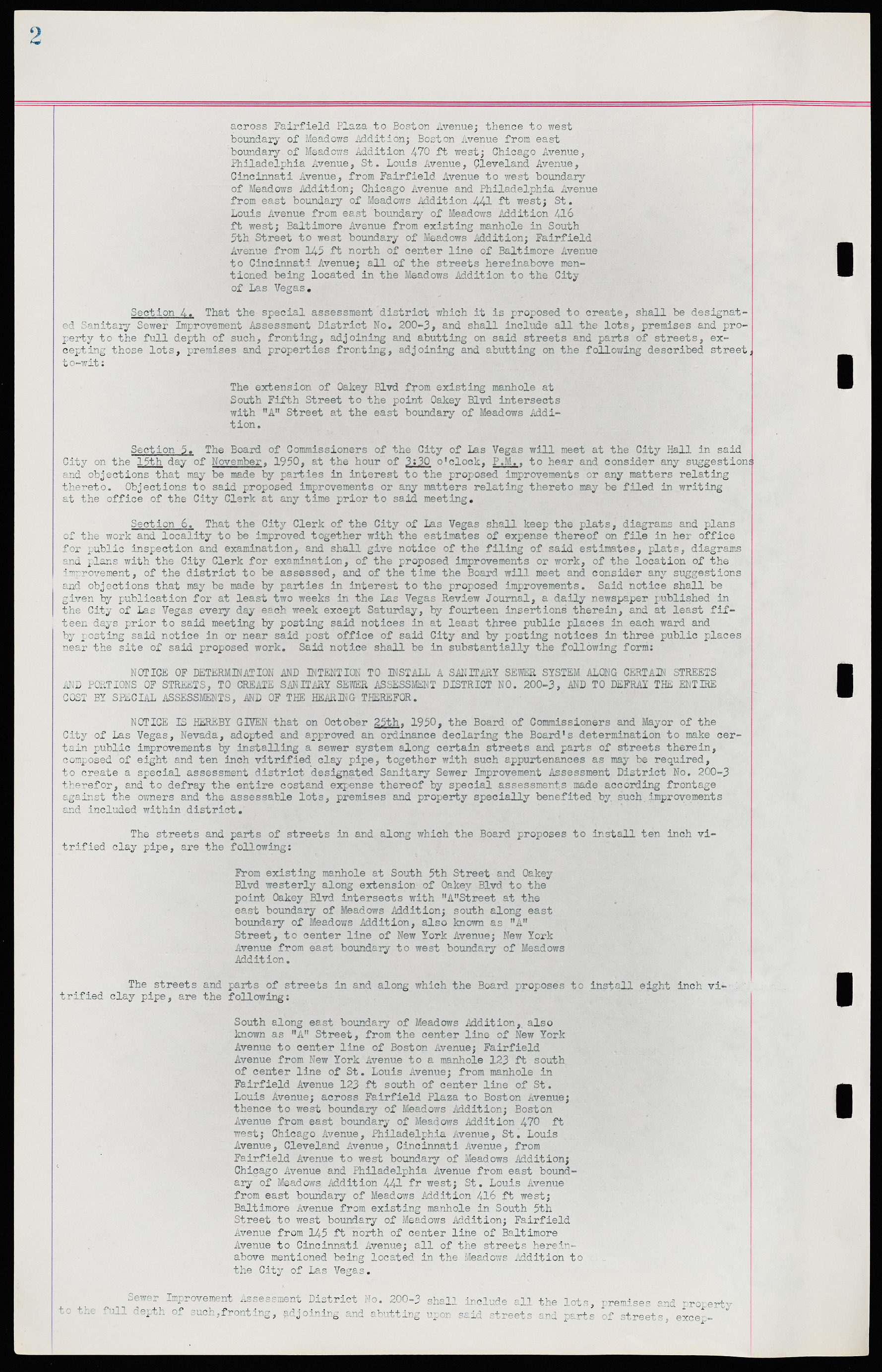 Las Vegas City Ordinances, November 13, 1950 to August 6, 1958, lvc000015-8