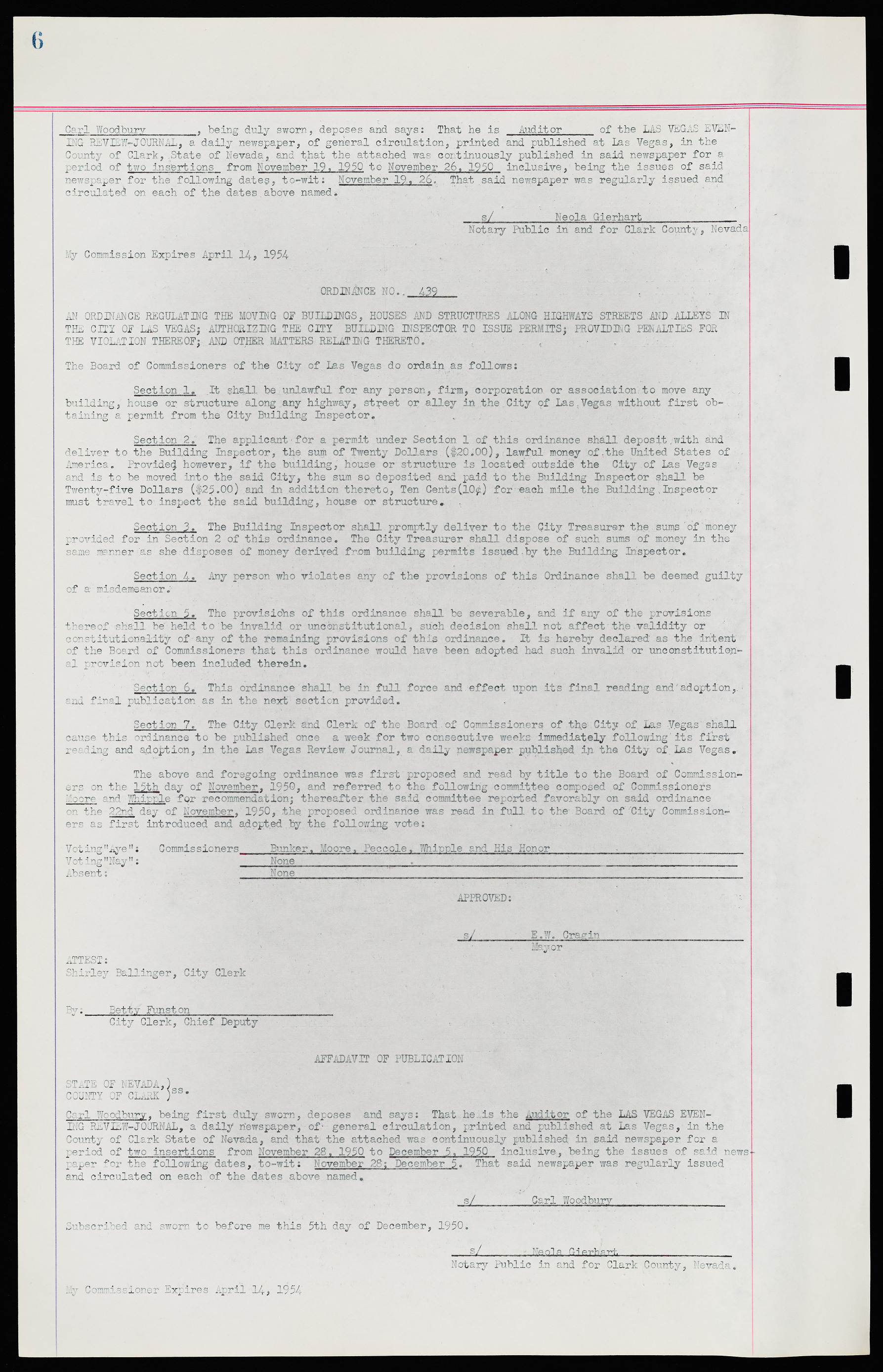 Las Vegas City Ordinances, November 13, 1950 to August 6, 1958, lvc000015-12