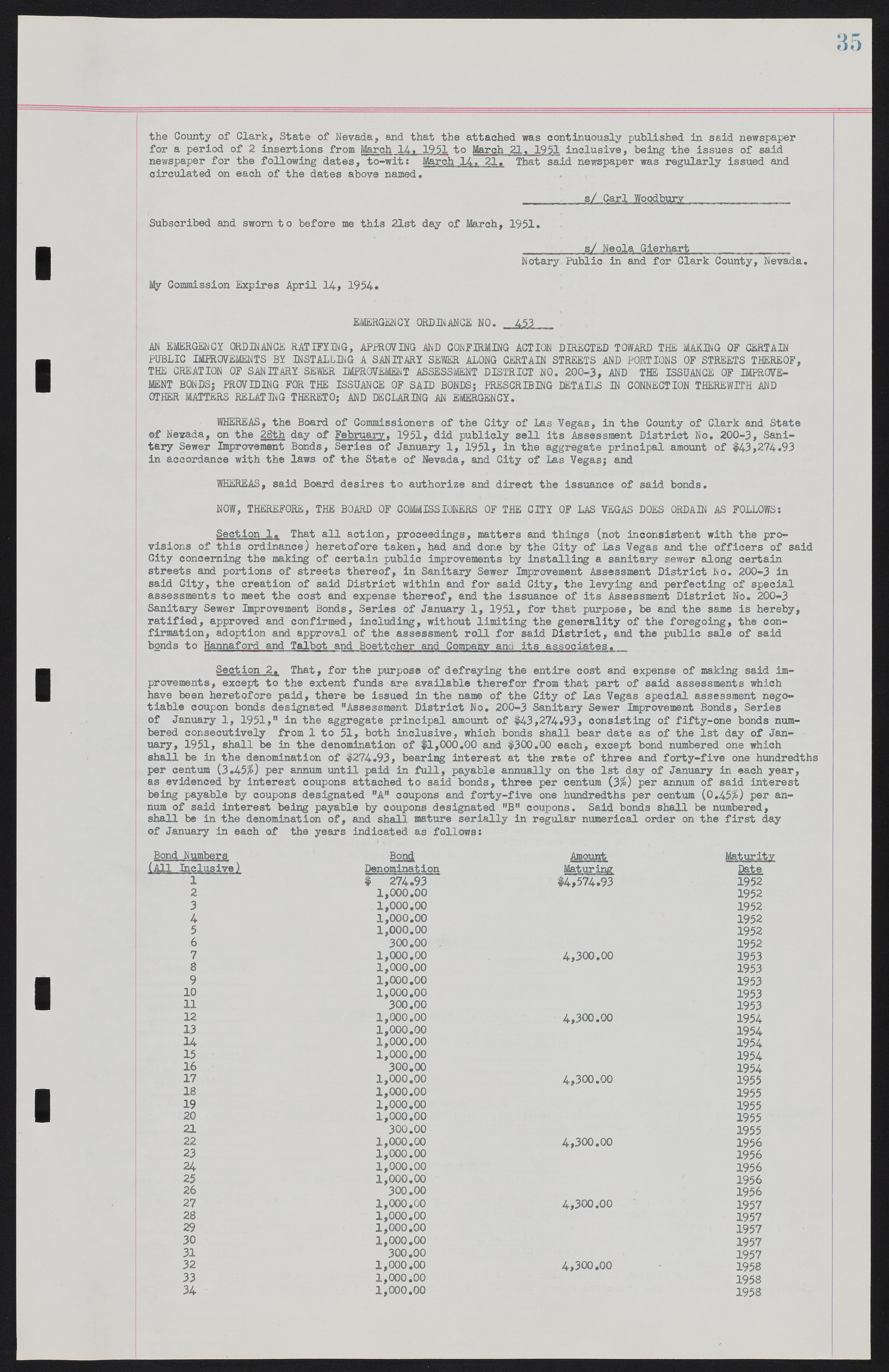 Las Vegas City Ordinances, November 13, 1950 to August 6, 1958, lvc000015-43