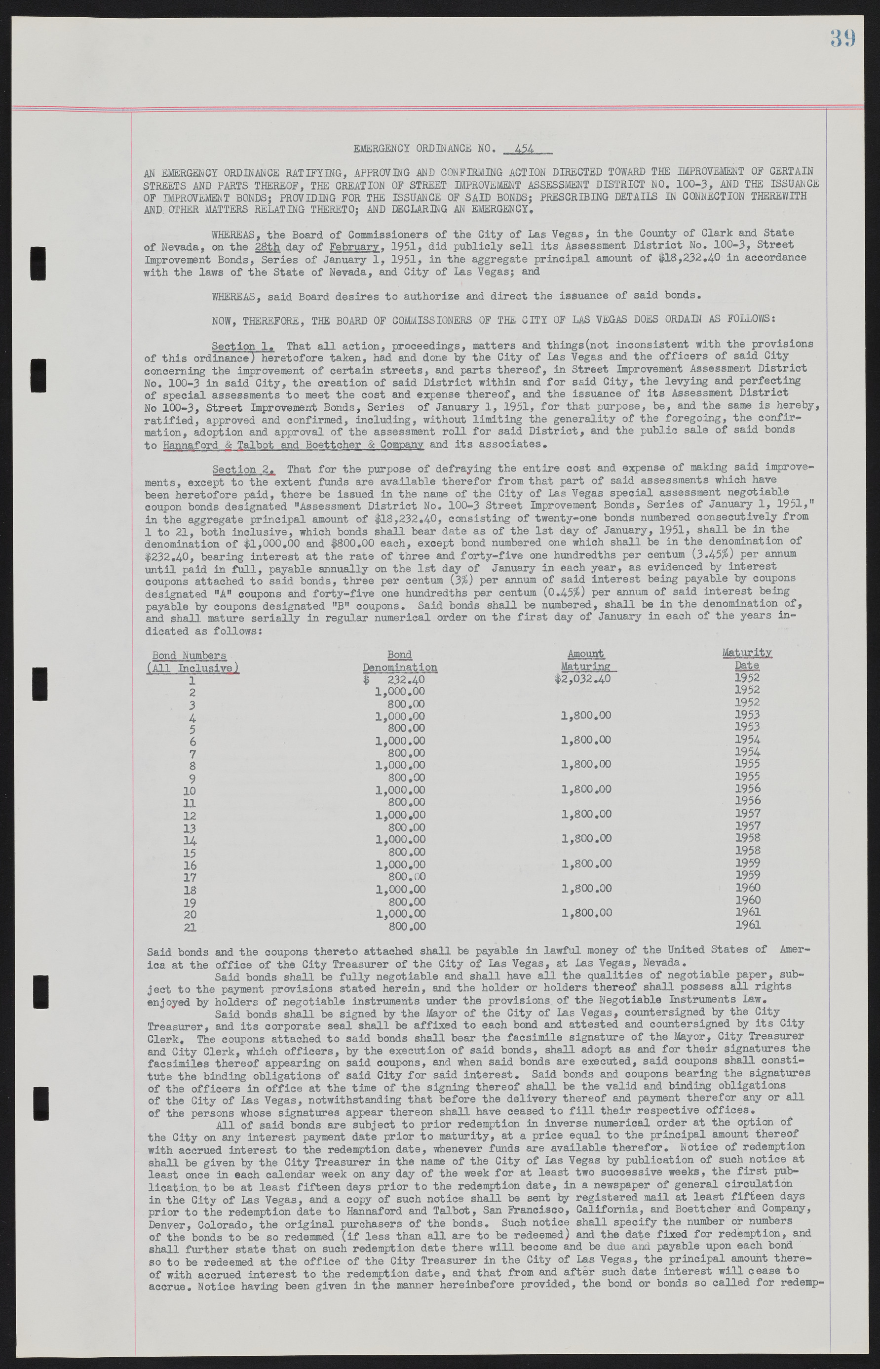 Las Vegas City Ordinances, November 13, 1950 to August 6, 1958, lvc000015-47