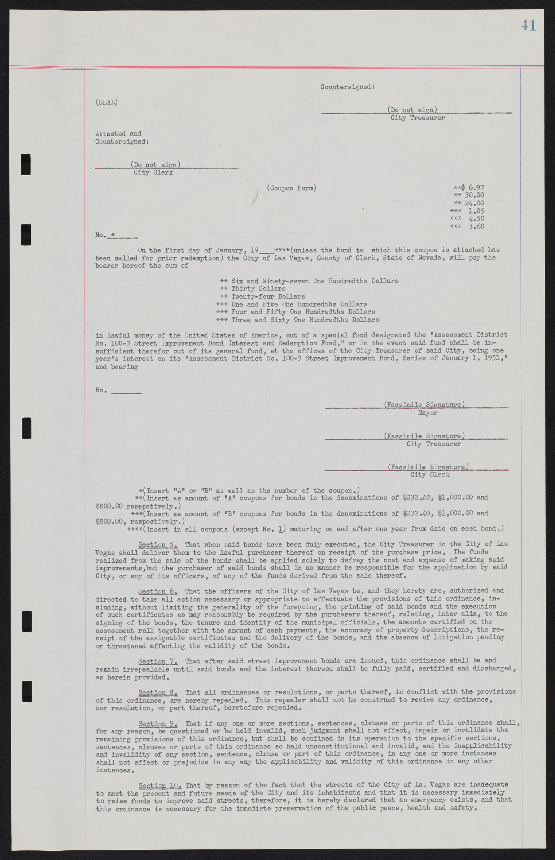 Las Vegas City Ordinances, November 13, 1950 to August 6, 1958, lvc000015-49