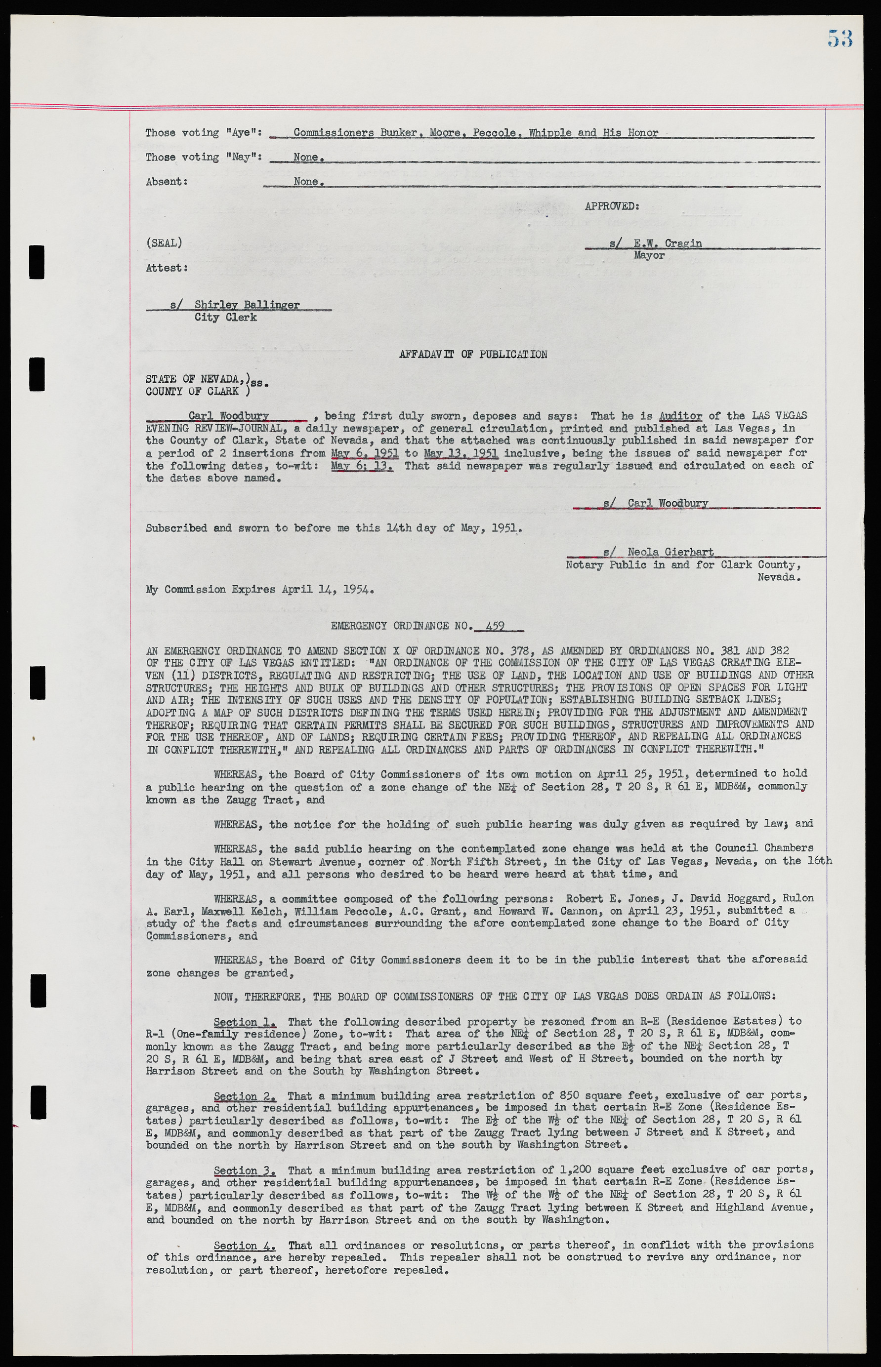 Las Vegas City Ordinances, November 13, 1950 to August 6, 1958, lvc000015-61