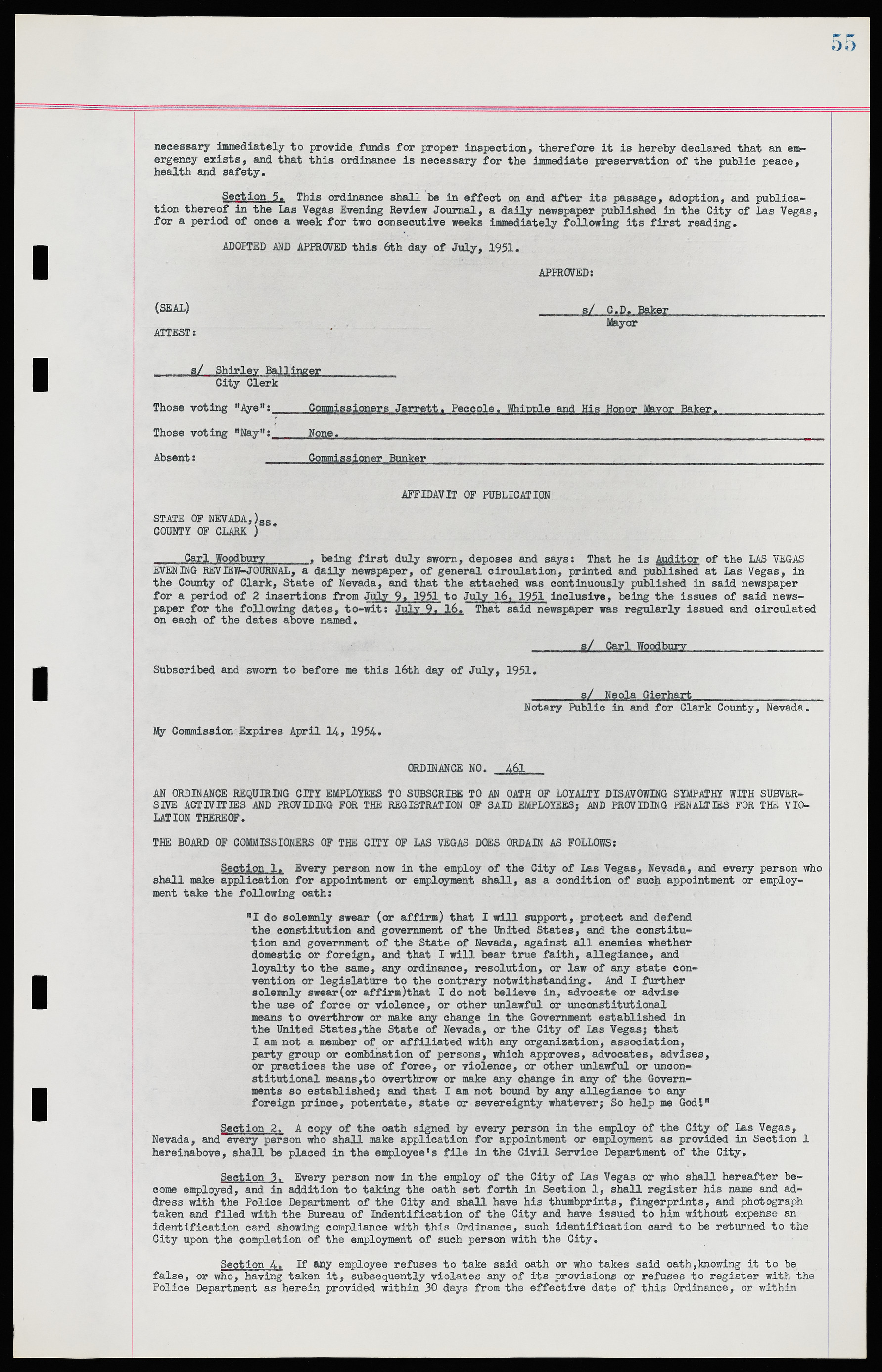 Las Vegas City Ordinances, November 13, 1950 to August 6, 1958, lvc000015-63