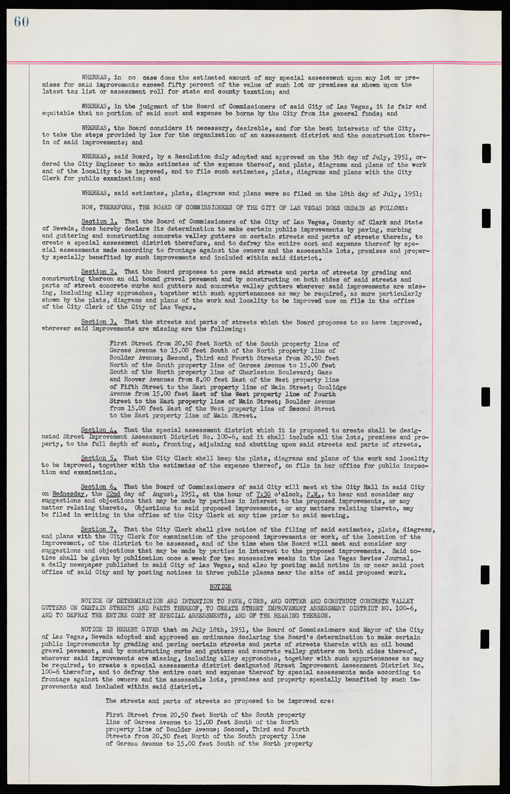 Las Vegas City Ordinances, November 13, 1950 to August 6, 1958, lvc000015-68