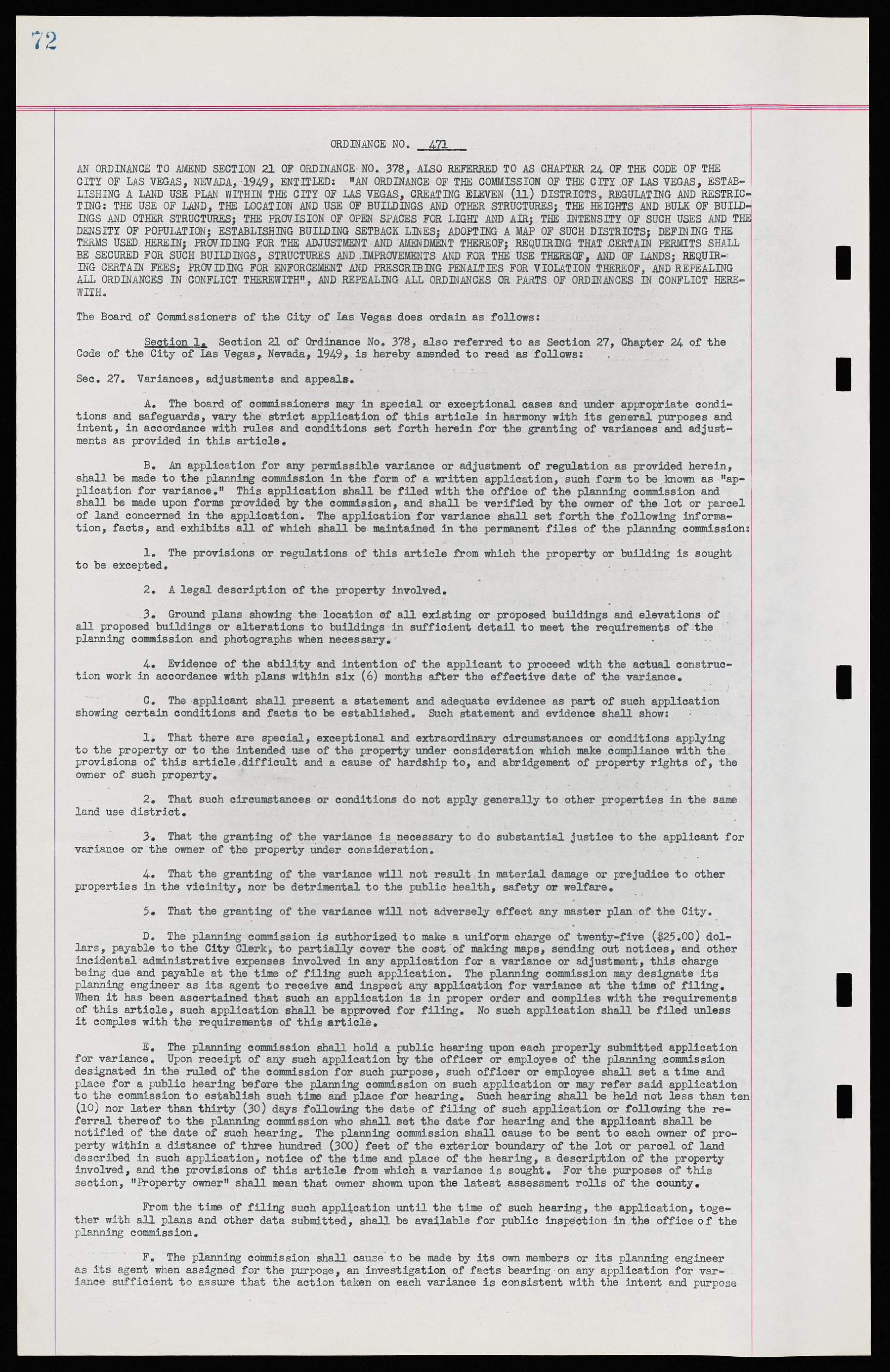 Las Vegas City Ordinances, November 13, 1950 to August 6, 1958, lvc000015-80