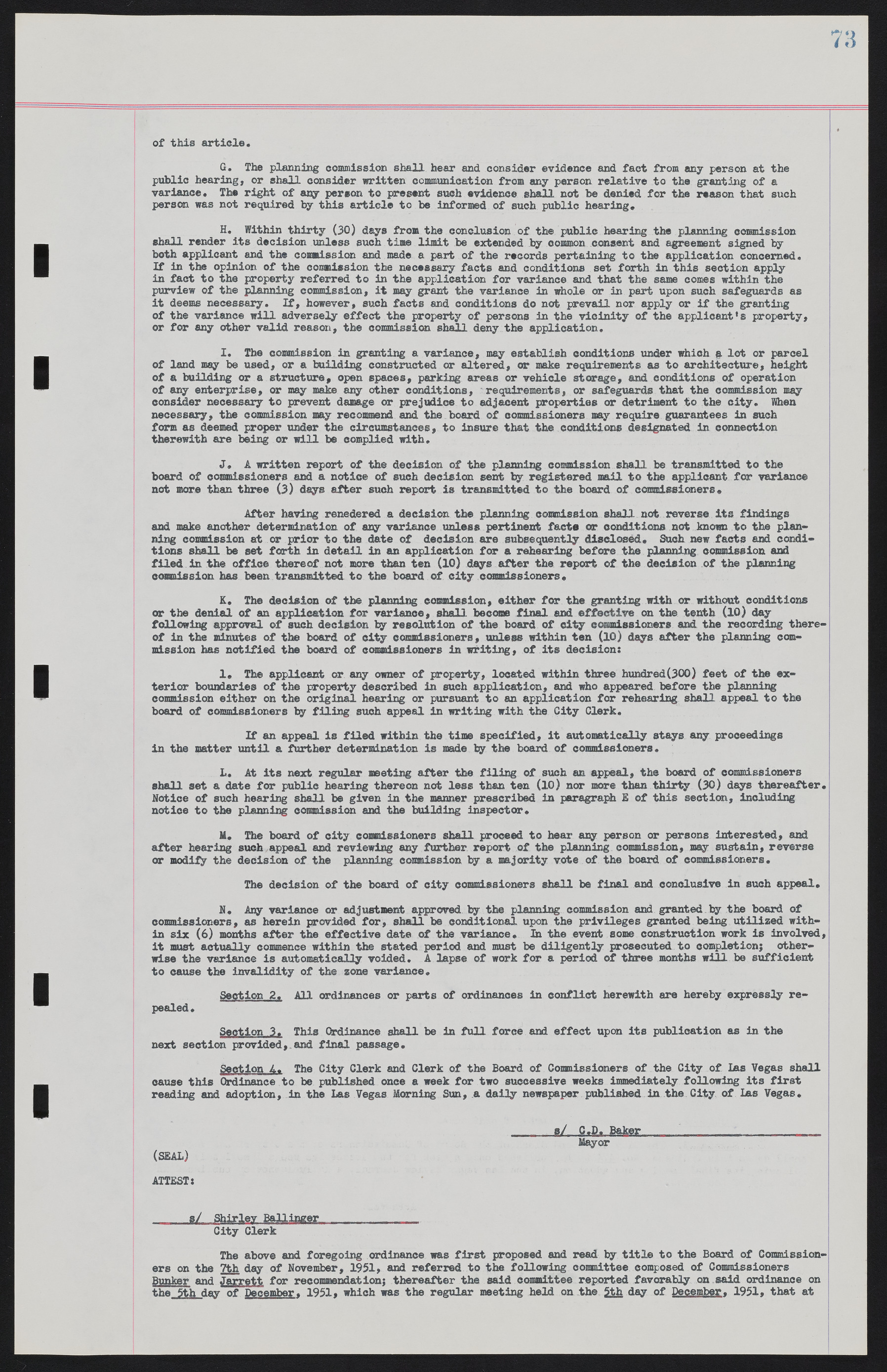 Las Vegas City Ordinances, November 13, 1950 to August 6, 1958, lvc000015-81
