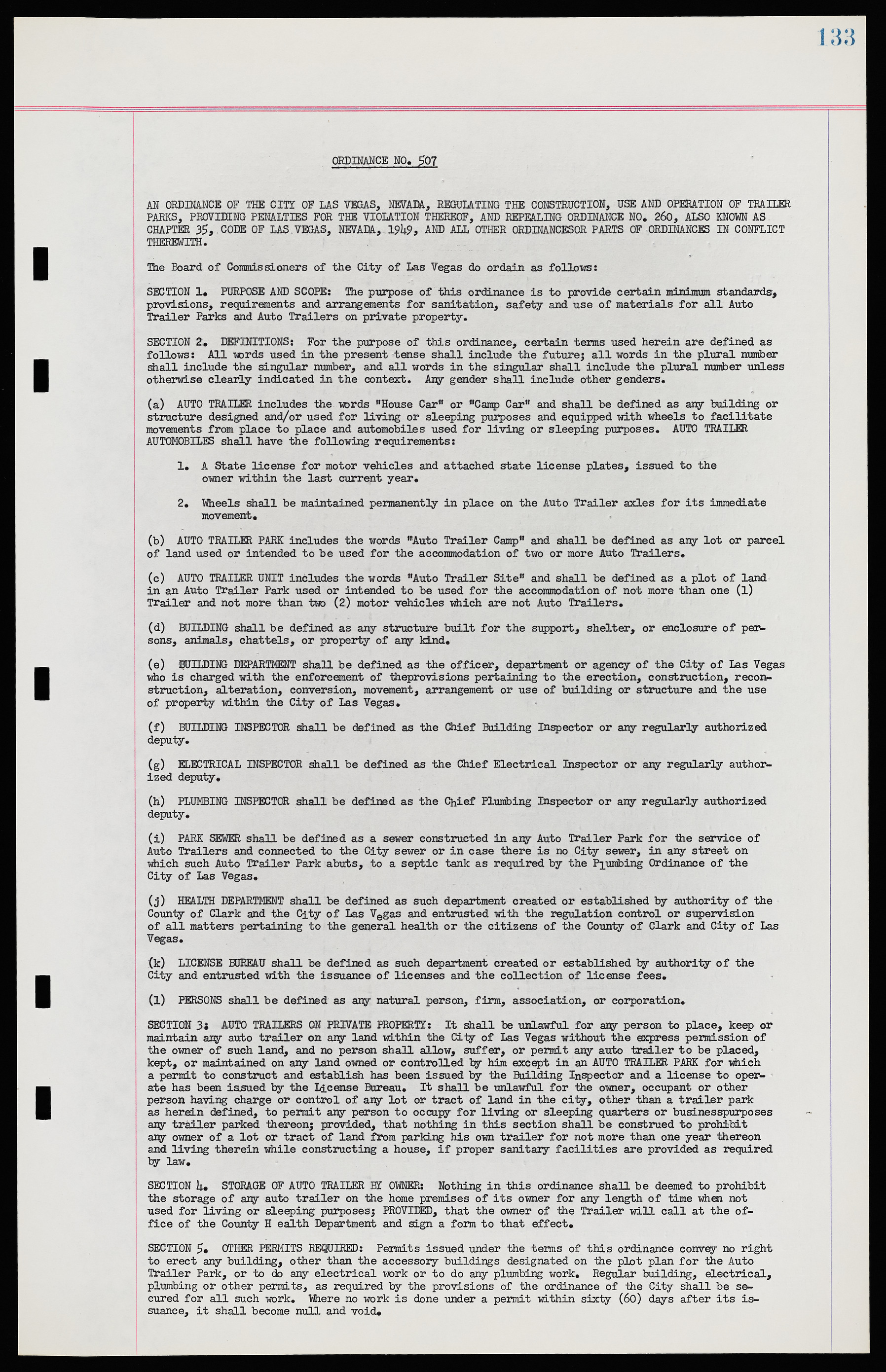 Las Vegas City Ordinances, November 13, 1950 to August 6, 1958, lvc000015-141