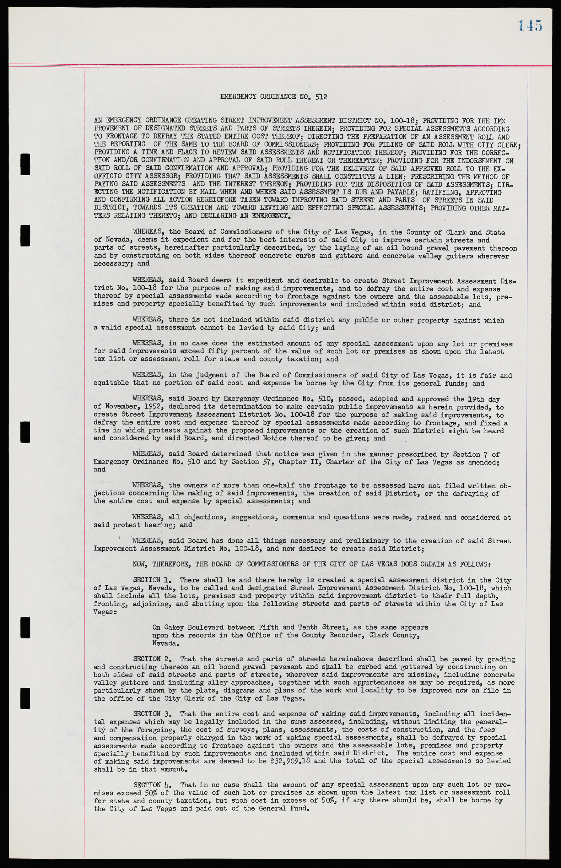 Las Vegas City Ordinances, November 13, 1950 to August 6, 1958, lvc000015-153