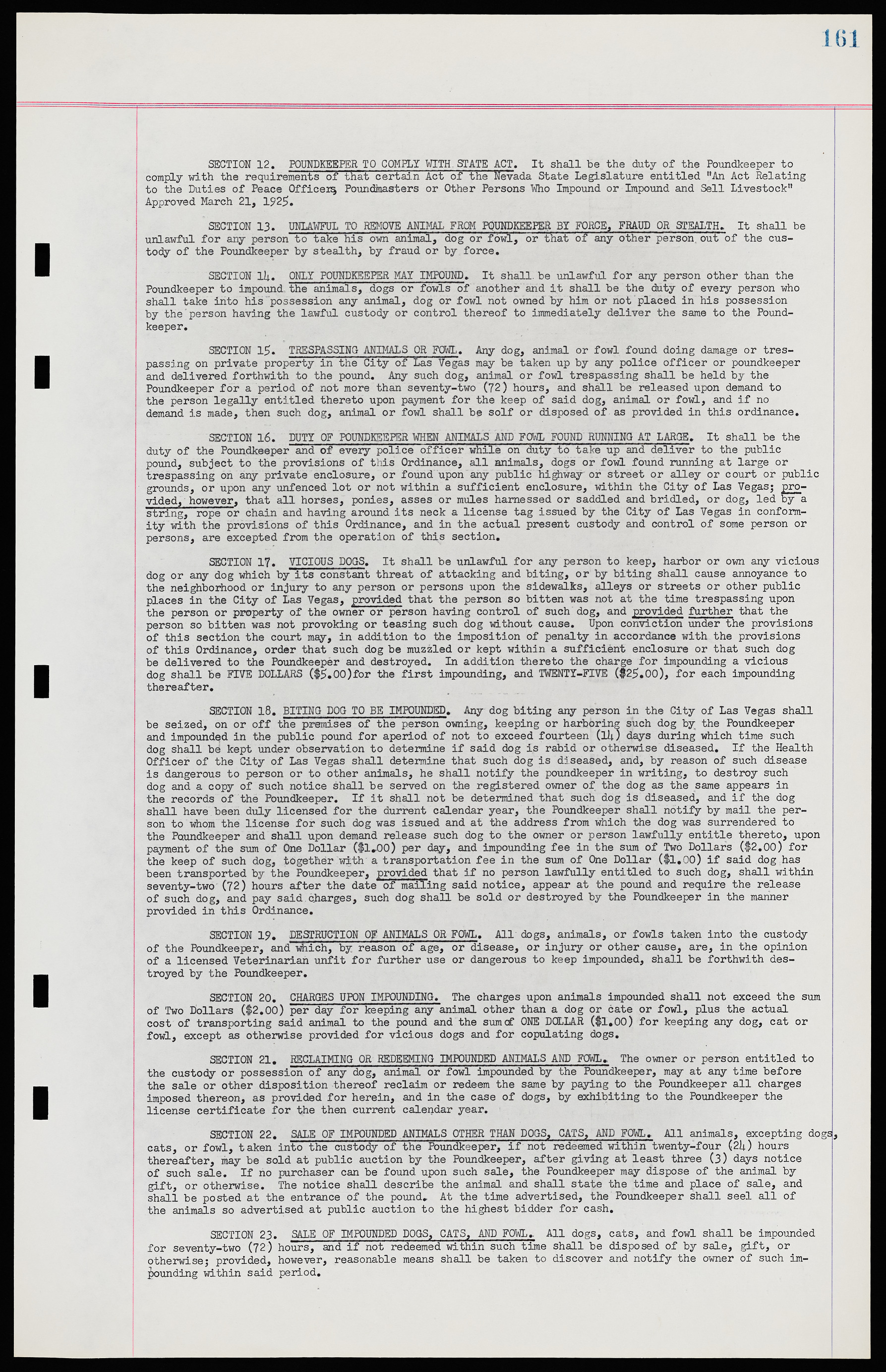 Las Vegas City Ordinances, November 13, 1950 to August 6, 1958, lvc000015-169