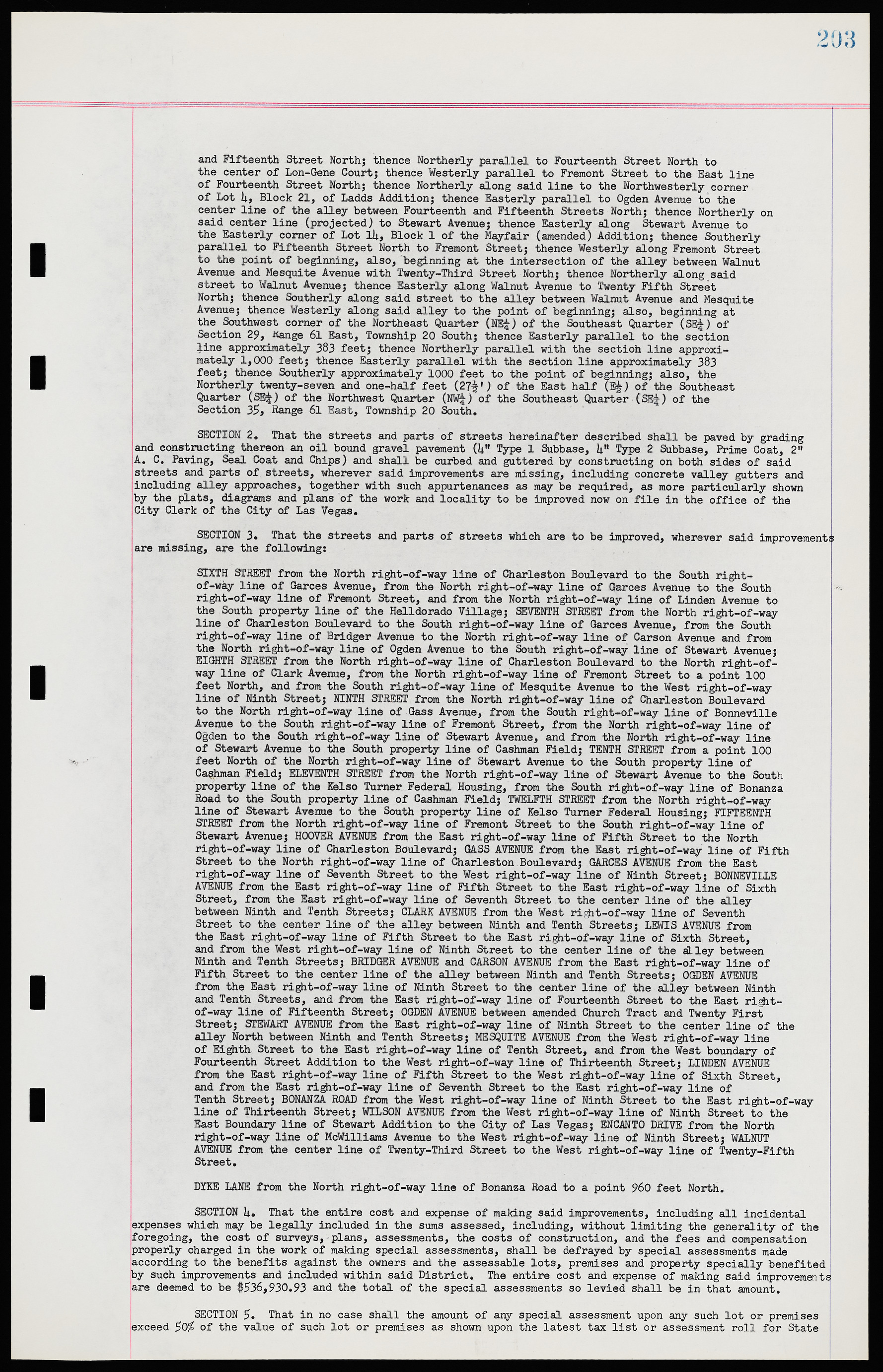 Las Vegas City Ordinances, November 13, 1950 to August 6, 1958, lvc000015-211
