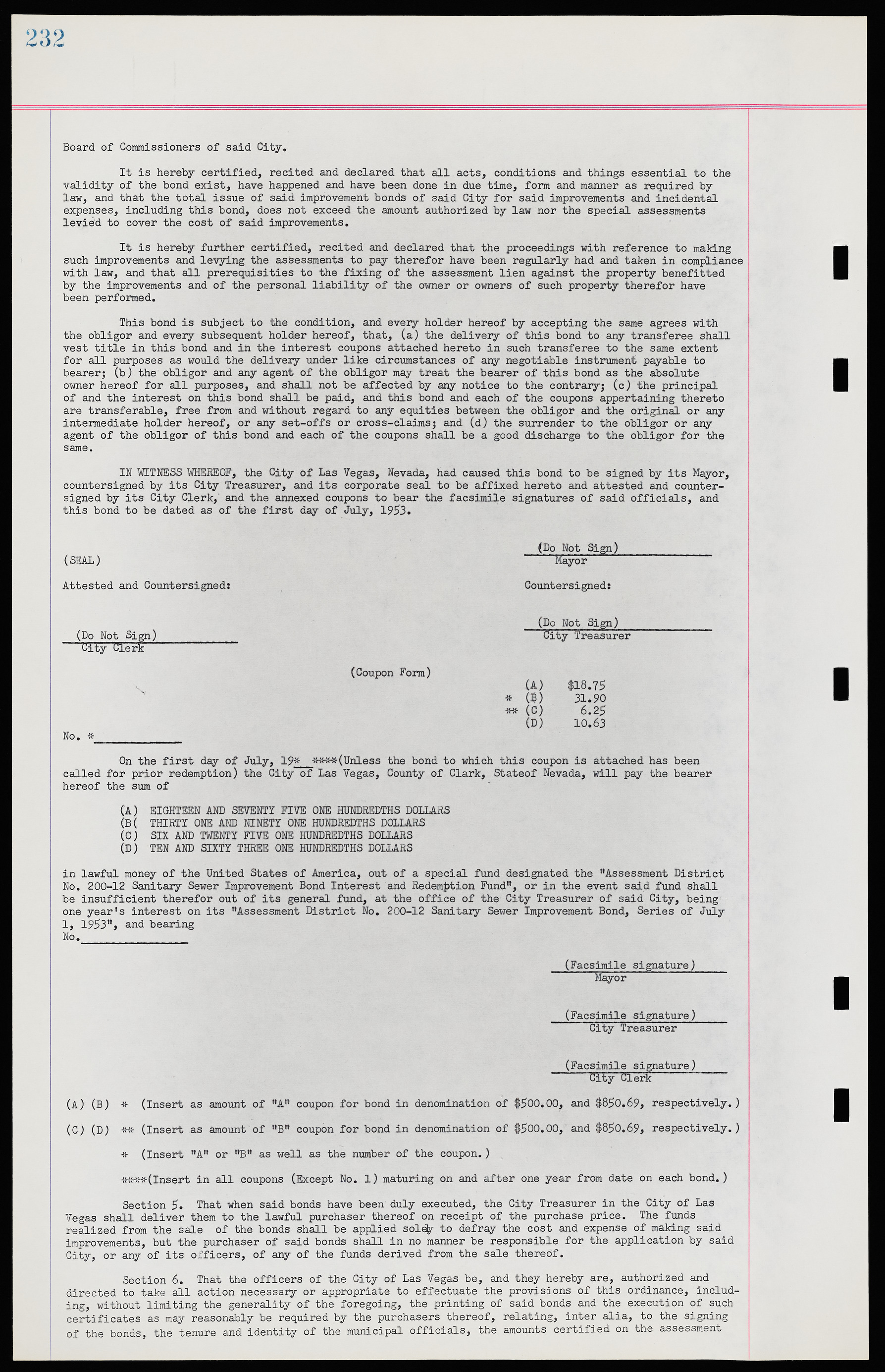 Las Vegas City Ordinances, November 13, 1950 to August 6, 1958, lvc000015-240