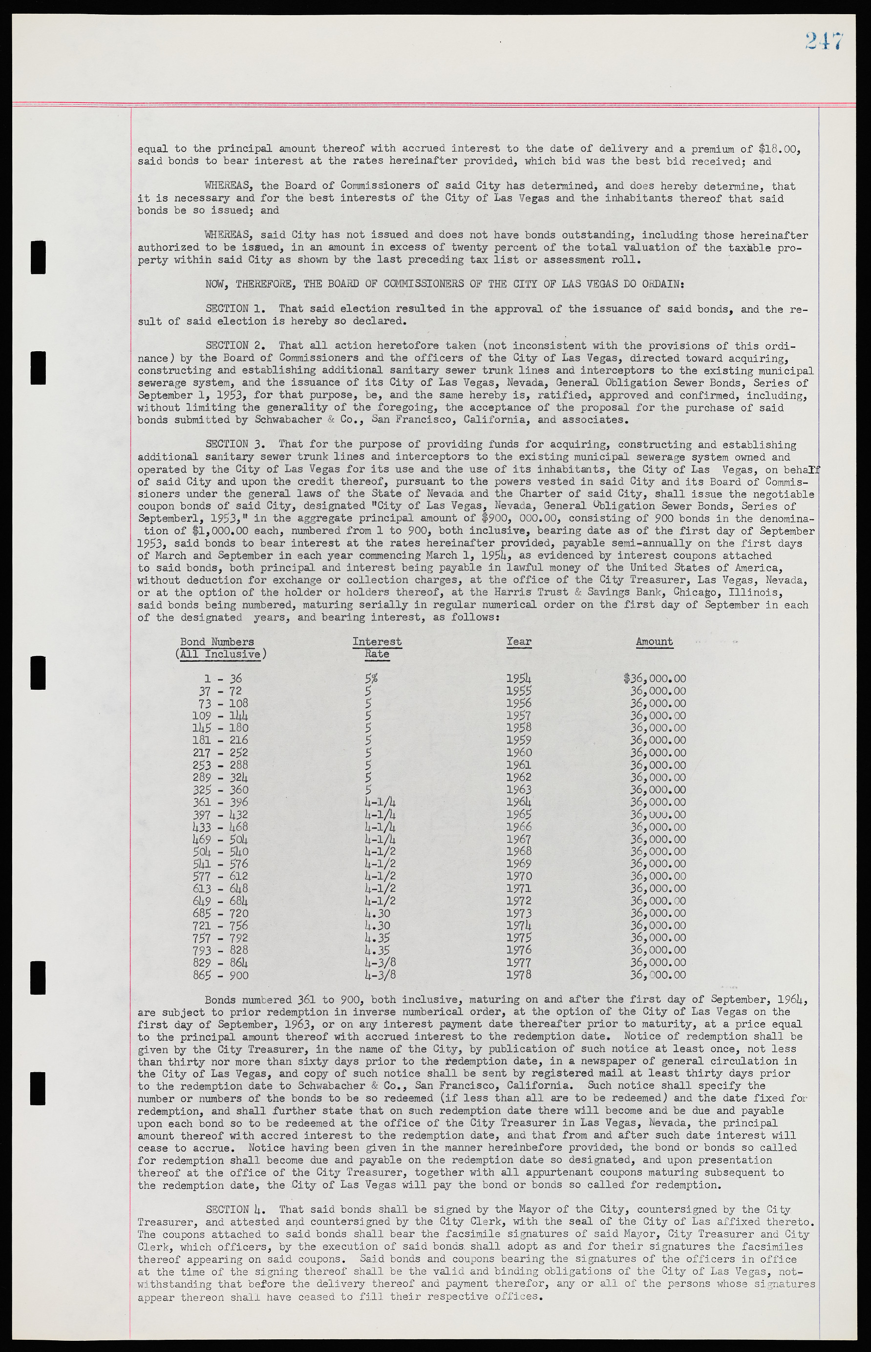 Las Vegas City Ordinances, November 13, 1950 to August 6, 1958, lvc000015-255