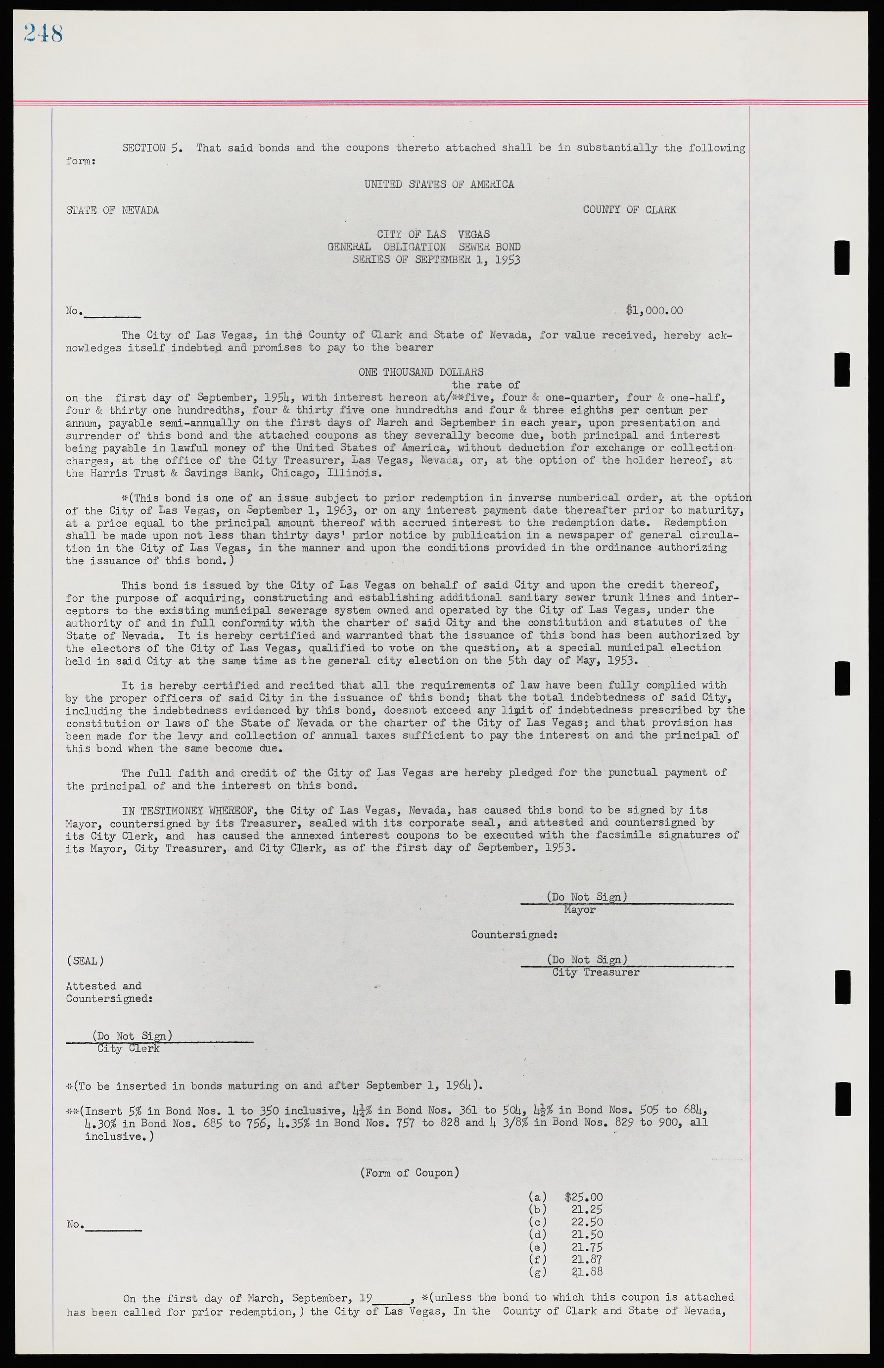 Las Vegas City Ordinances, November 13, 1950 to August 6, 1958, lvc000015-256