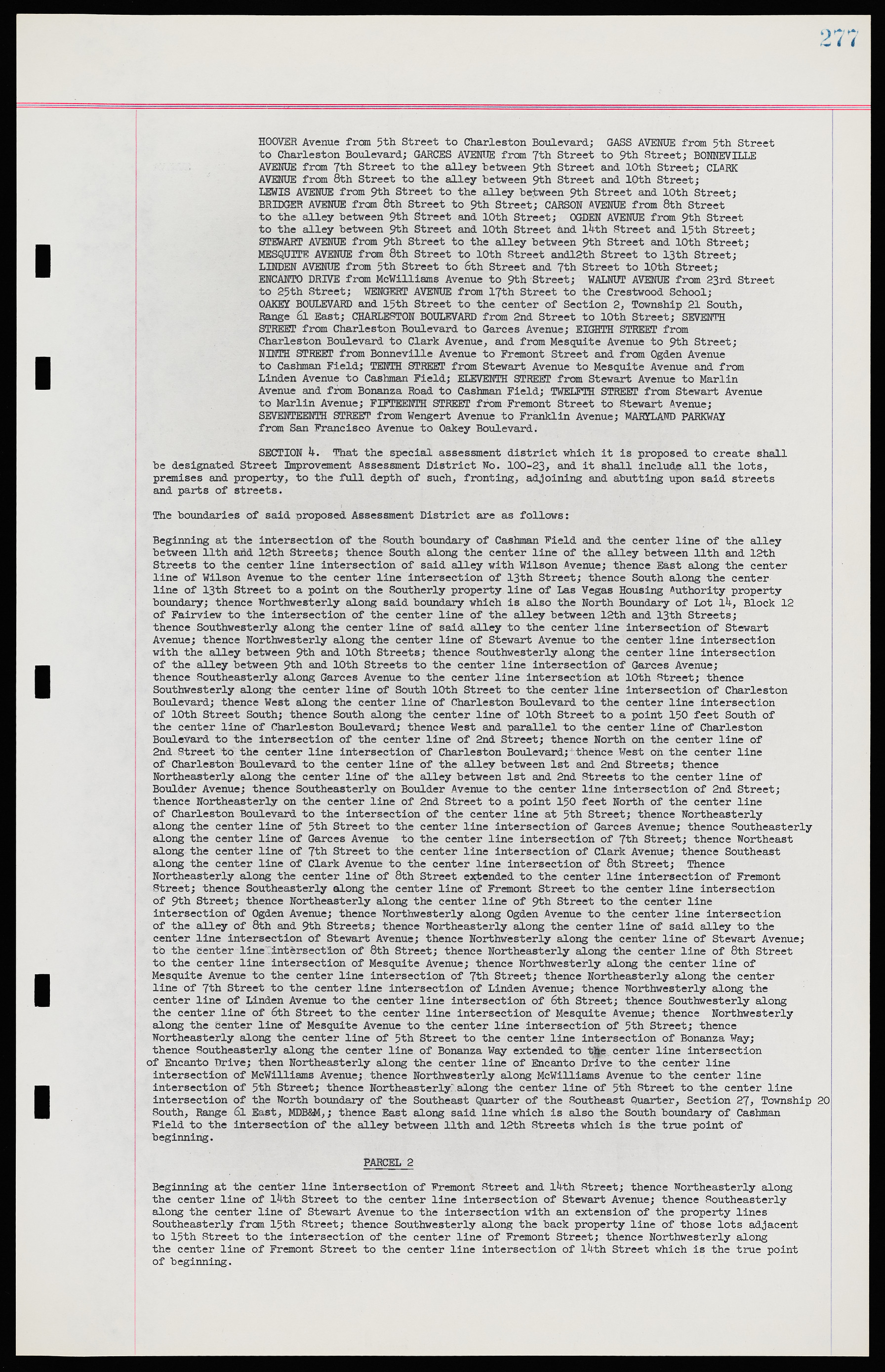 Las Vegas City Ordinances, November 13, 1950 to August 6, 1958, lvc000015-285