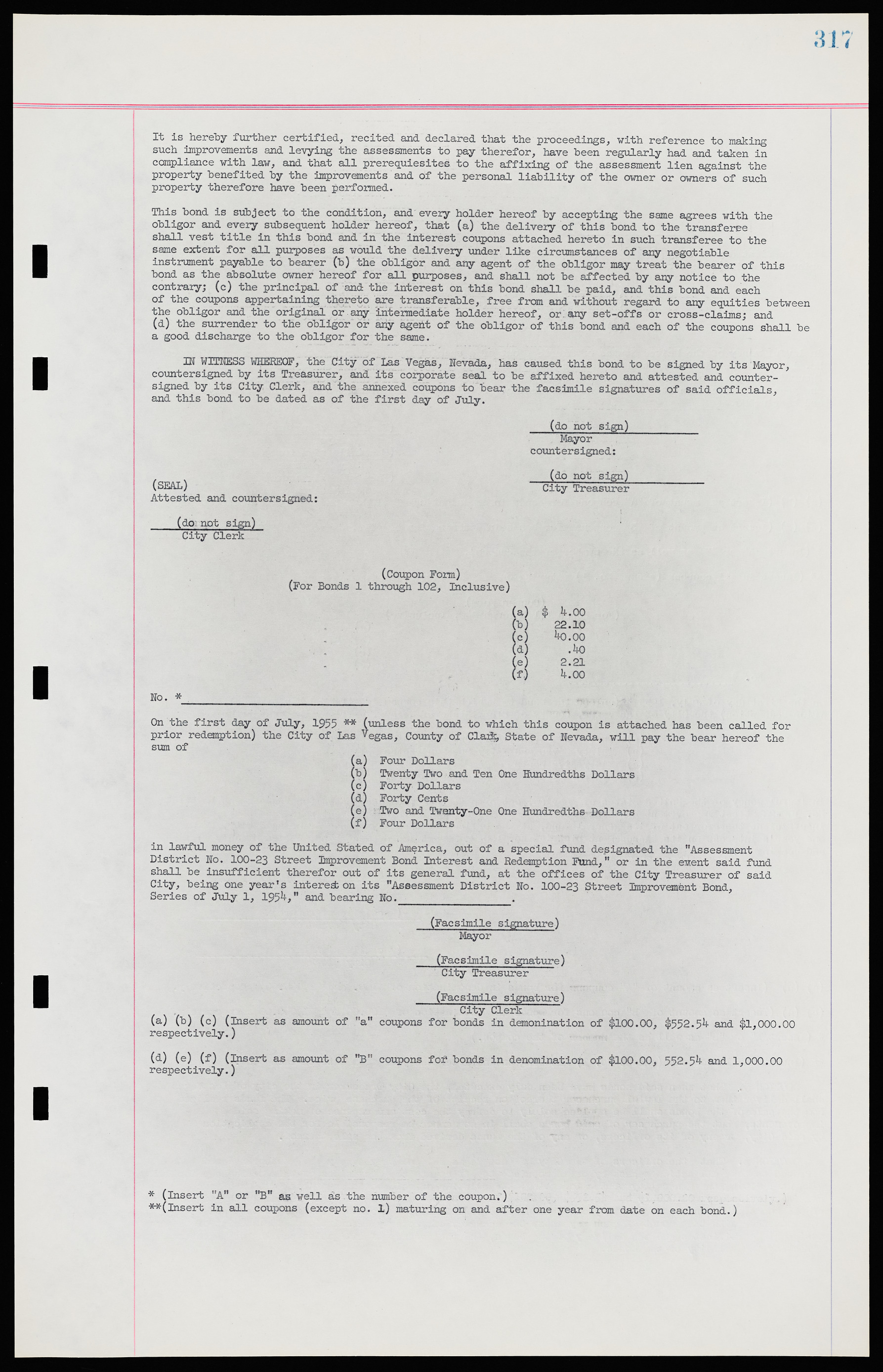 Las Vegas City Ordinances, November 13, 1950 to August 6, 1958, lvc000015-325