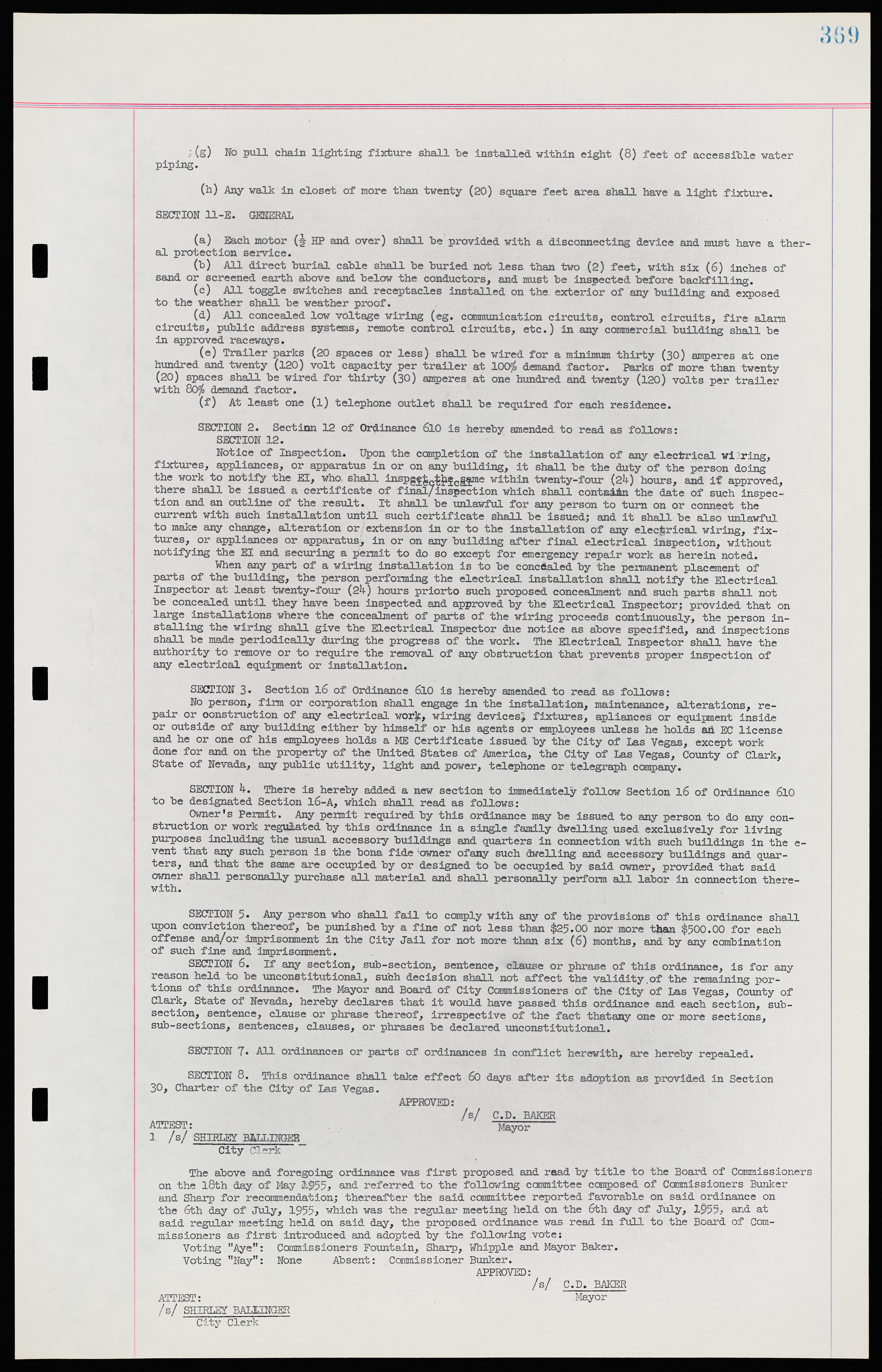 Las Vegas City Ordinances, November 13, 1950 to August 6, 1958, lvc000015-377