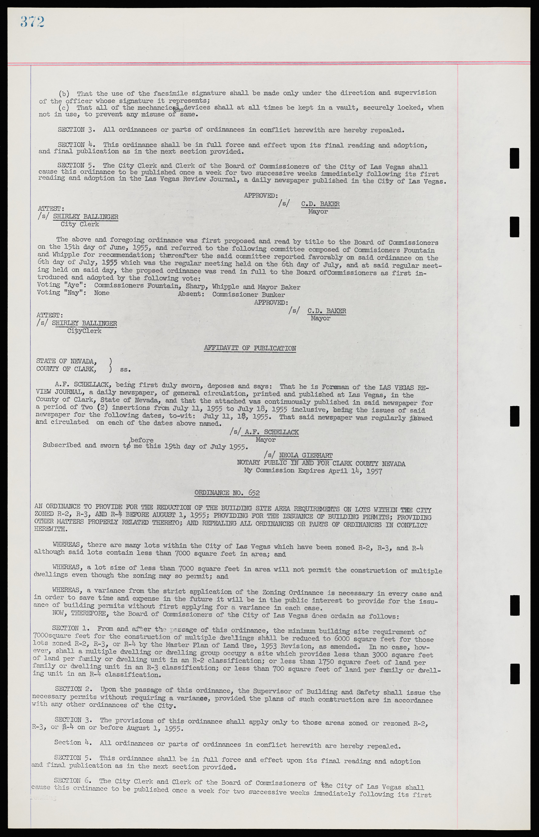 Las Vegas City Ordinances, November 13, 1950 to August 6, 1958, lvc000015-380