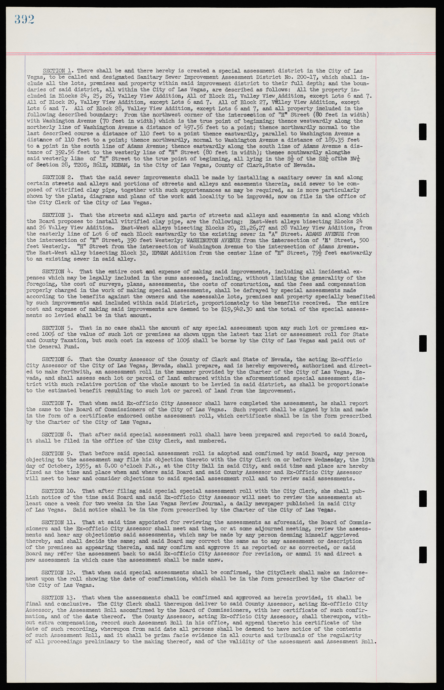 Las Vegas City Ordinances, November 13, 1950 to August 6, 1958, lvc000015-400