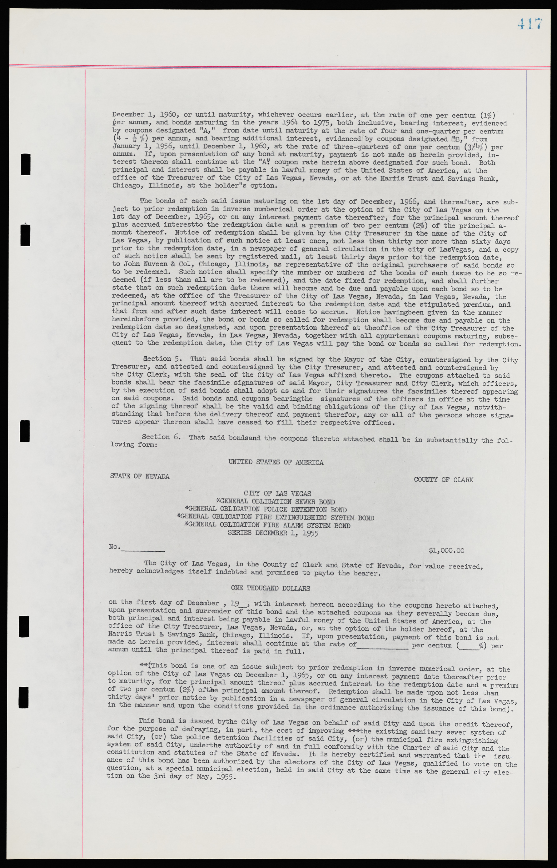 Las Vegas City Ordinances, November 13, 1950 to August 6, 1958, lvc000015-425