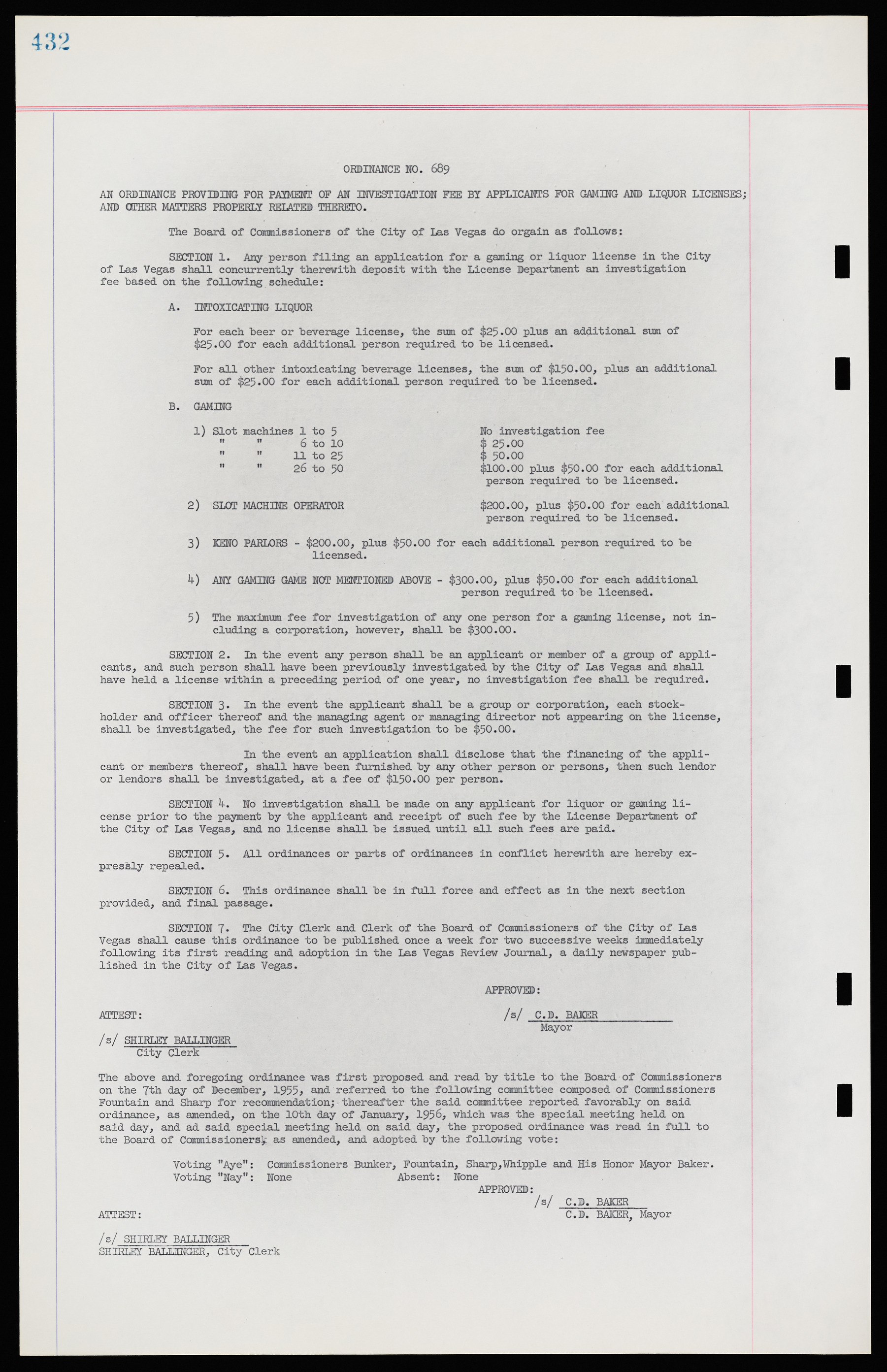 Las Vegas City Ordinances, November 13, 1950 to August 6, 1958, lvc000015-440