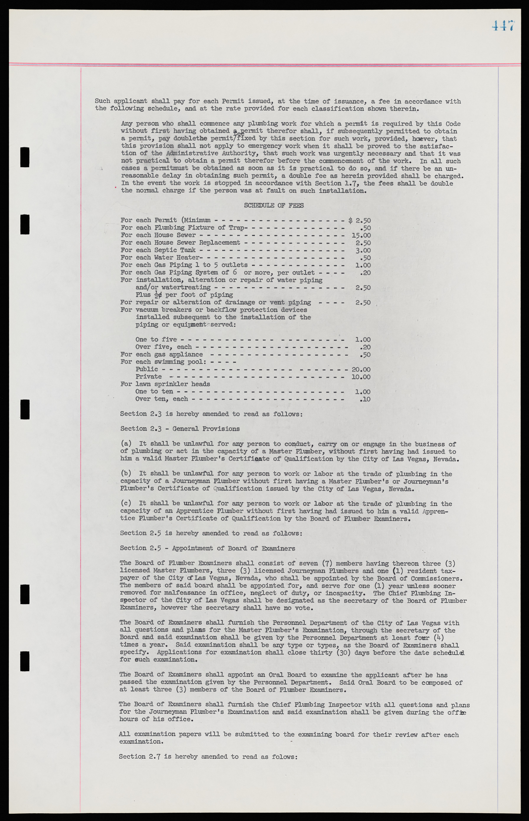 Las Vegas City Ordinances, November 13, 1950 to August 6, 1958, lvc000015-455