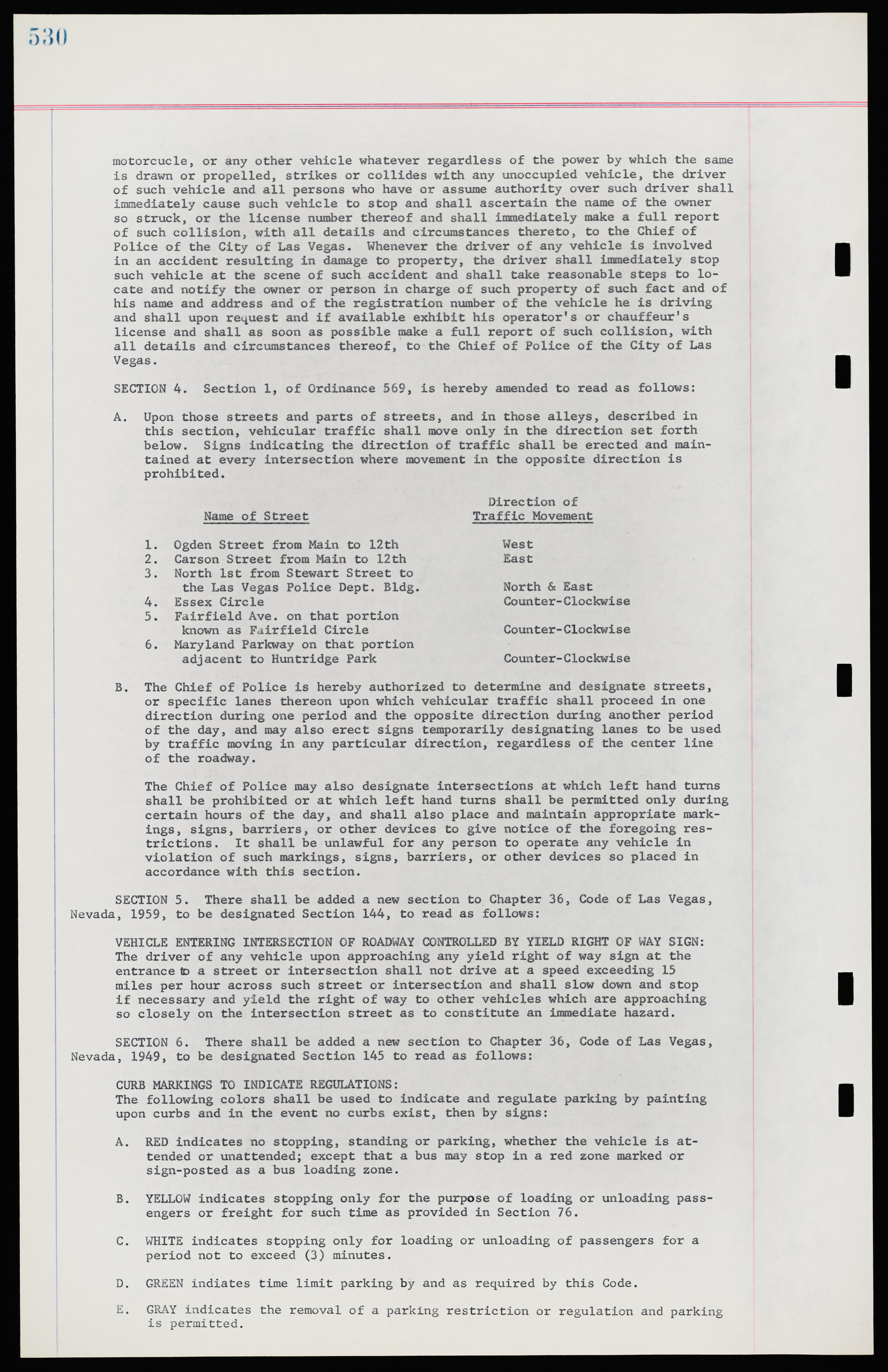 Las Vegas City Ordinances, November 13, 1950 to August 6, 1958, lvc000015-538