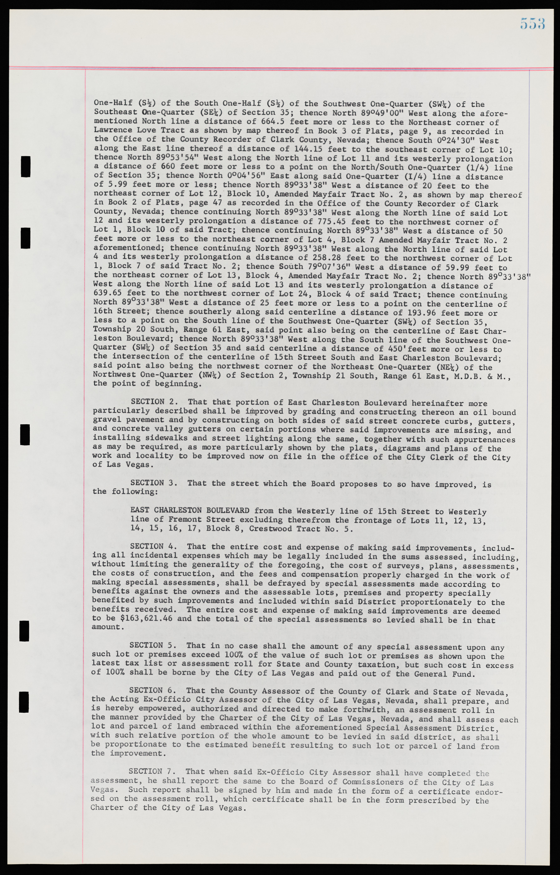 Las Vegas City Ordinances, November 13, 1950 to August 6, 1958, lvc000015-561