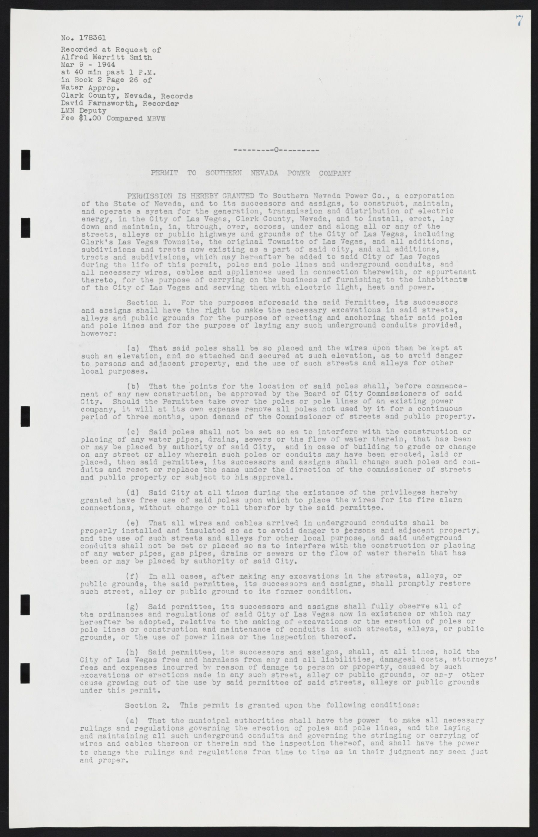 Las Vegas City Commission Legal Documents, February 29, 1944 to February 21, 1945, lvc000016-15