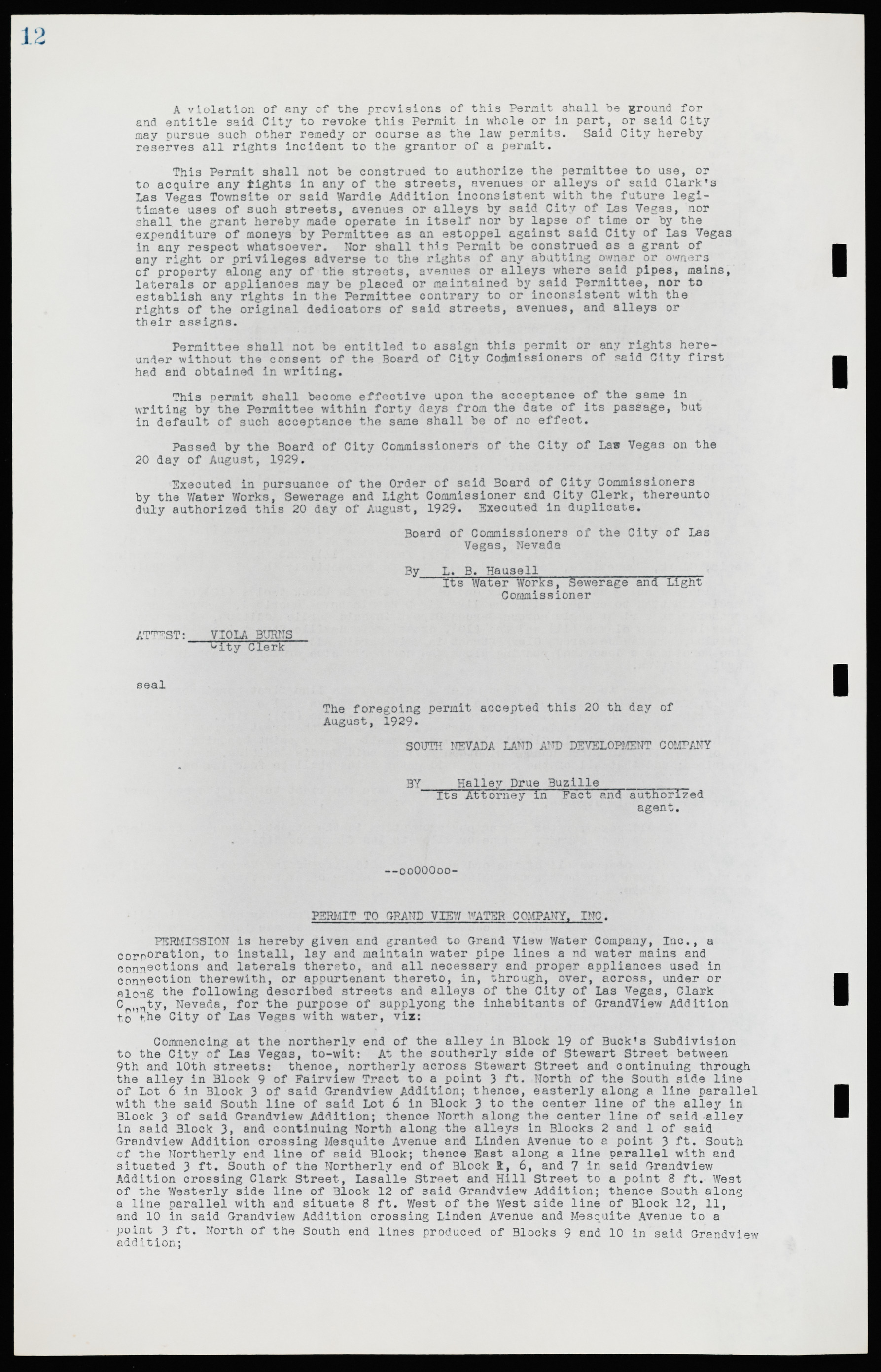 Las Vegas City Commission Legal Documents, February 29, 1944 to February 21, 1945, lvc000016-20