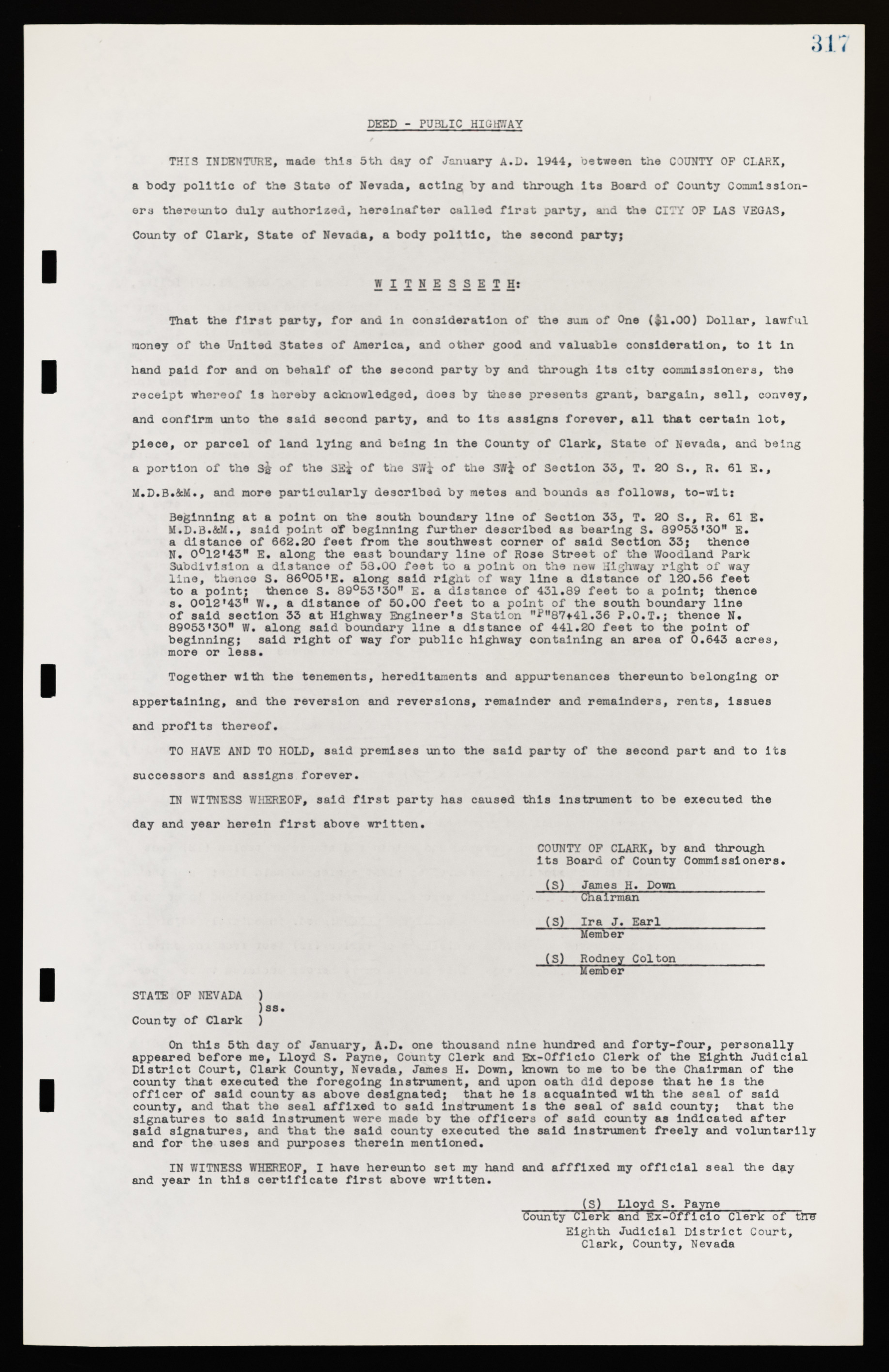 Las Vegas City Commission Legal Documents, February 29, 1944 to February 21, 1945, lvc000016-80