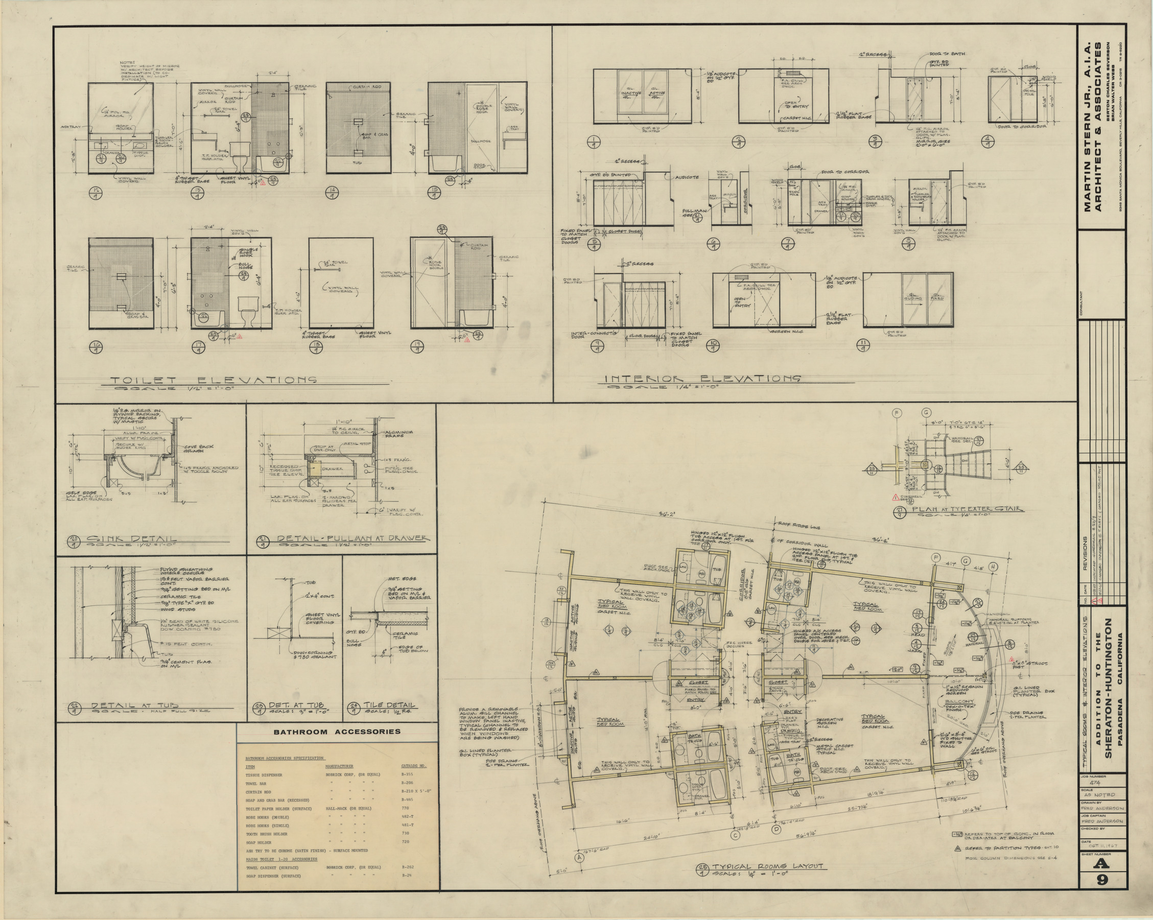 Huntington addition, architectural, electrical, mechanical, and plumbing: architectural drawings, image 010