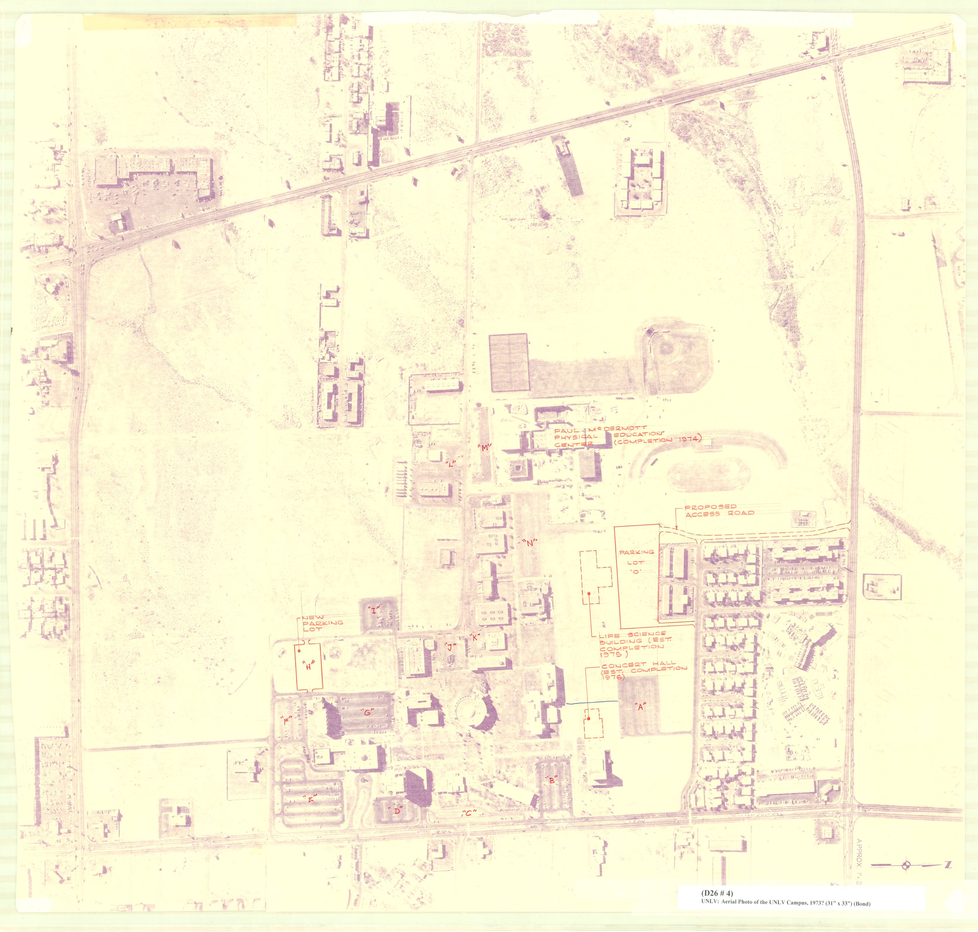 Nevada Southern University master plan: architectural drawings, image 006