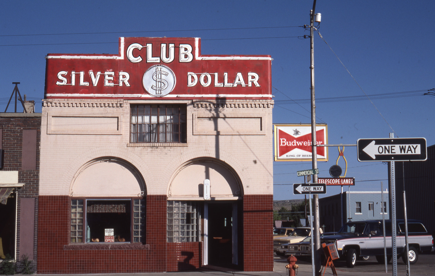Silver Dollar Club channel letters, Elko, Nevada: photographic print