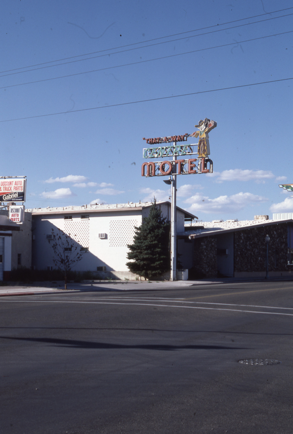 Centre Motel pylon sign, Elko, Nevada: photographic print