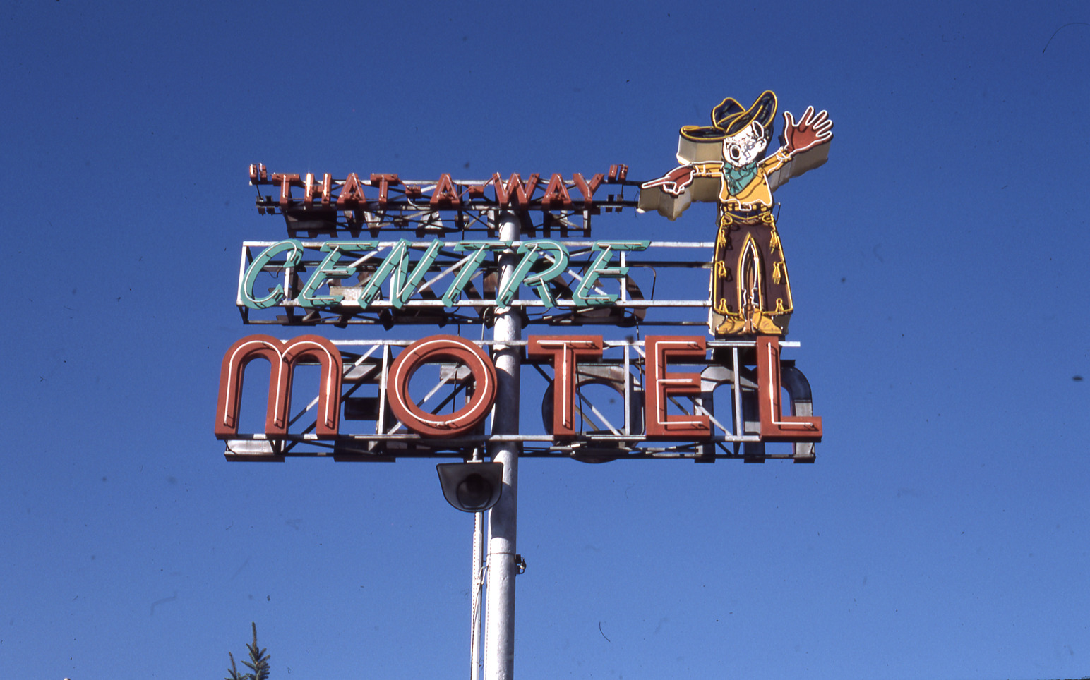 Centre Motel pylon sign, Elko, Nevada: photographic print