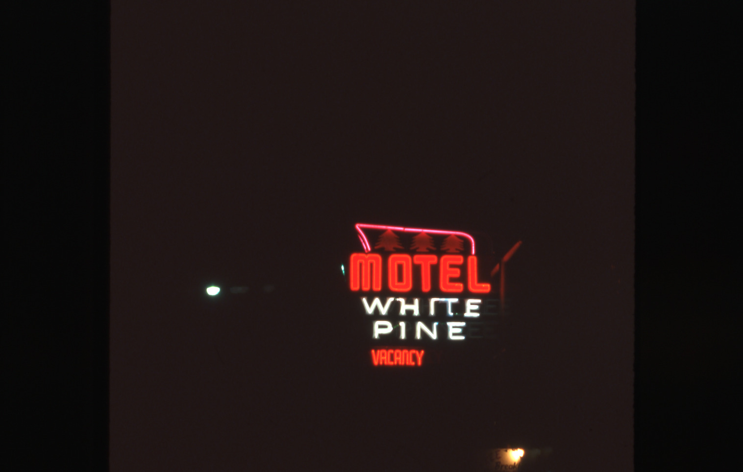 White Pine Motel pylon sign, Ely, Nevada: photographic print