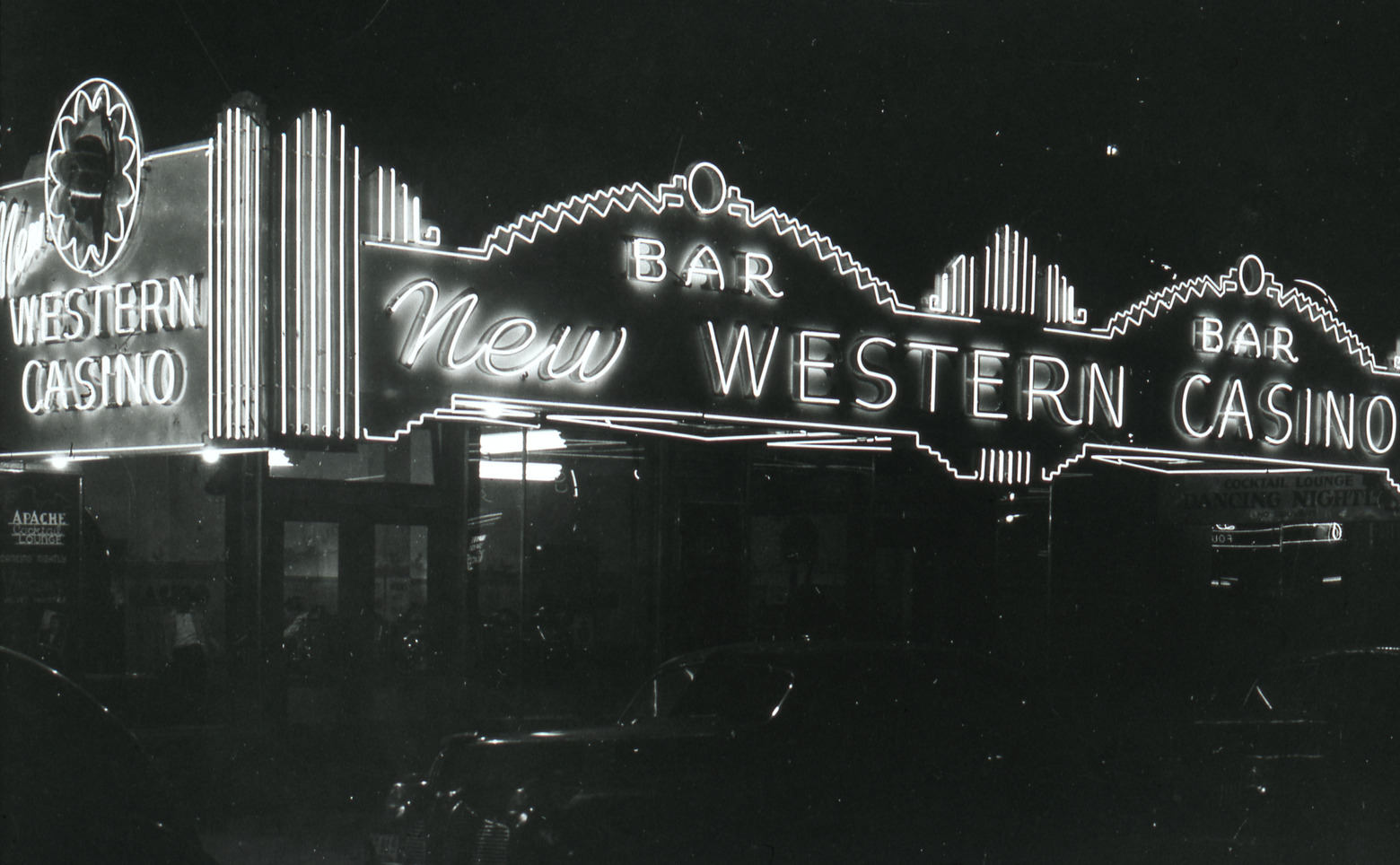 Neon signs along Fremont Street, Las Vegas, Nevada: photographic print
