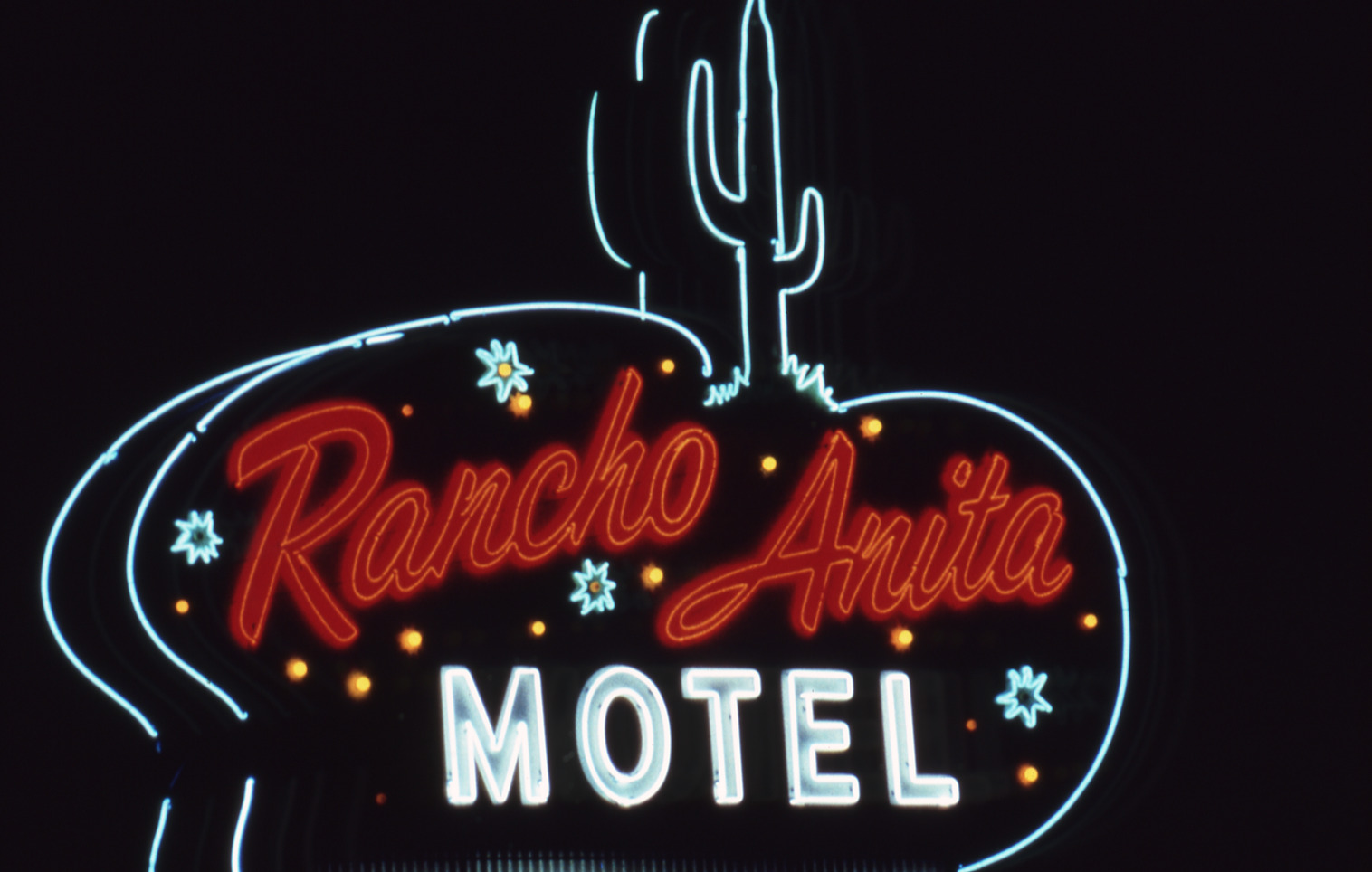 Rancho Anita Motel sign, Las Vegas, Nevada: photographic print