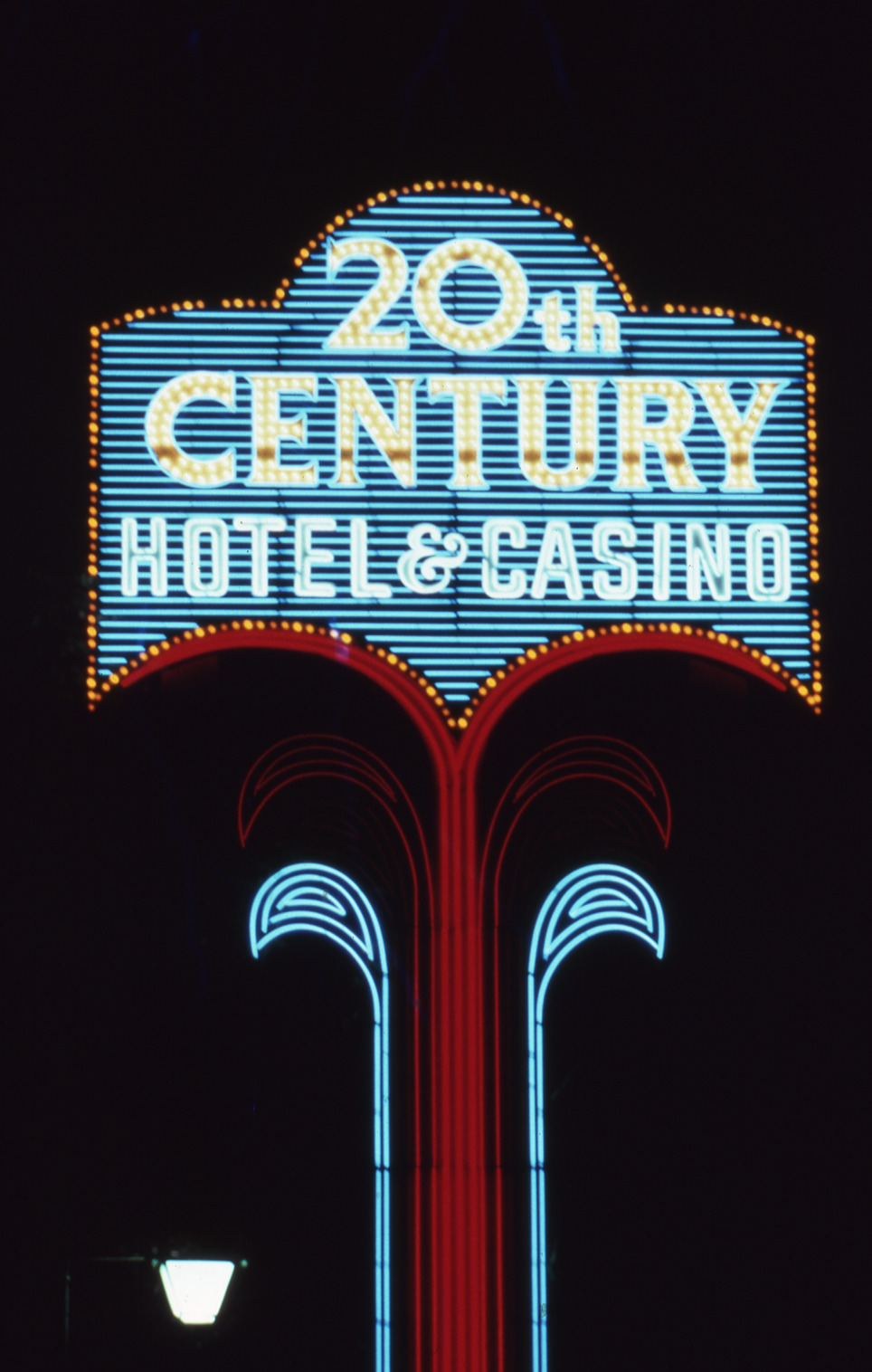 20th Century Hotel pylon sign, Las Vegas, Nevada: photographic print