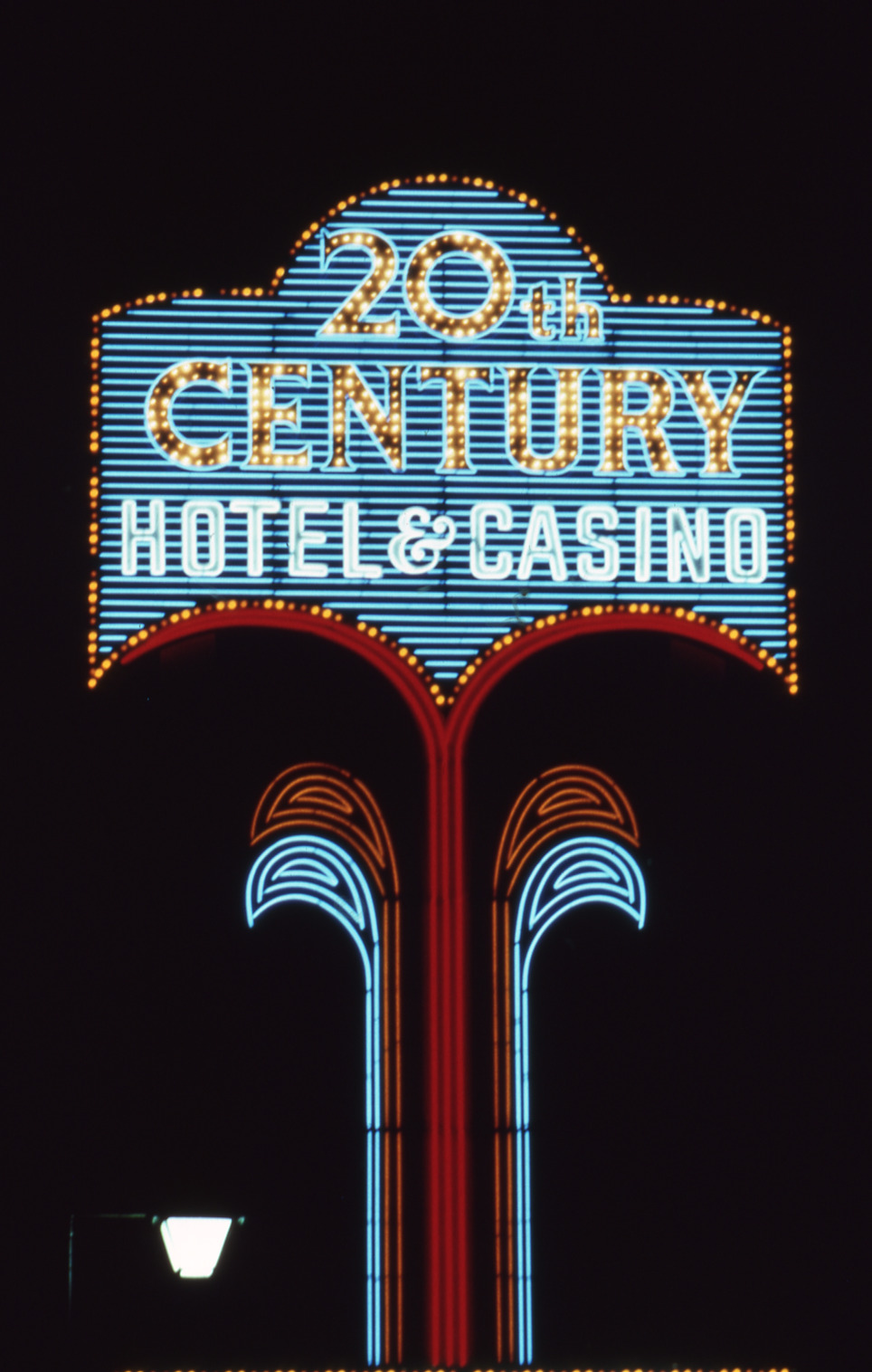 20th Century Hotel pylon sign, Las Vegas, Nevada: photographic print