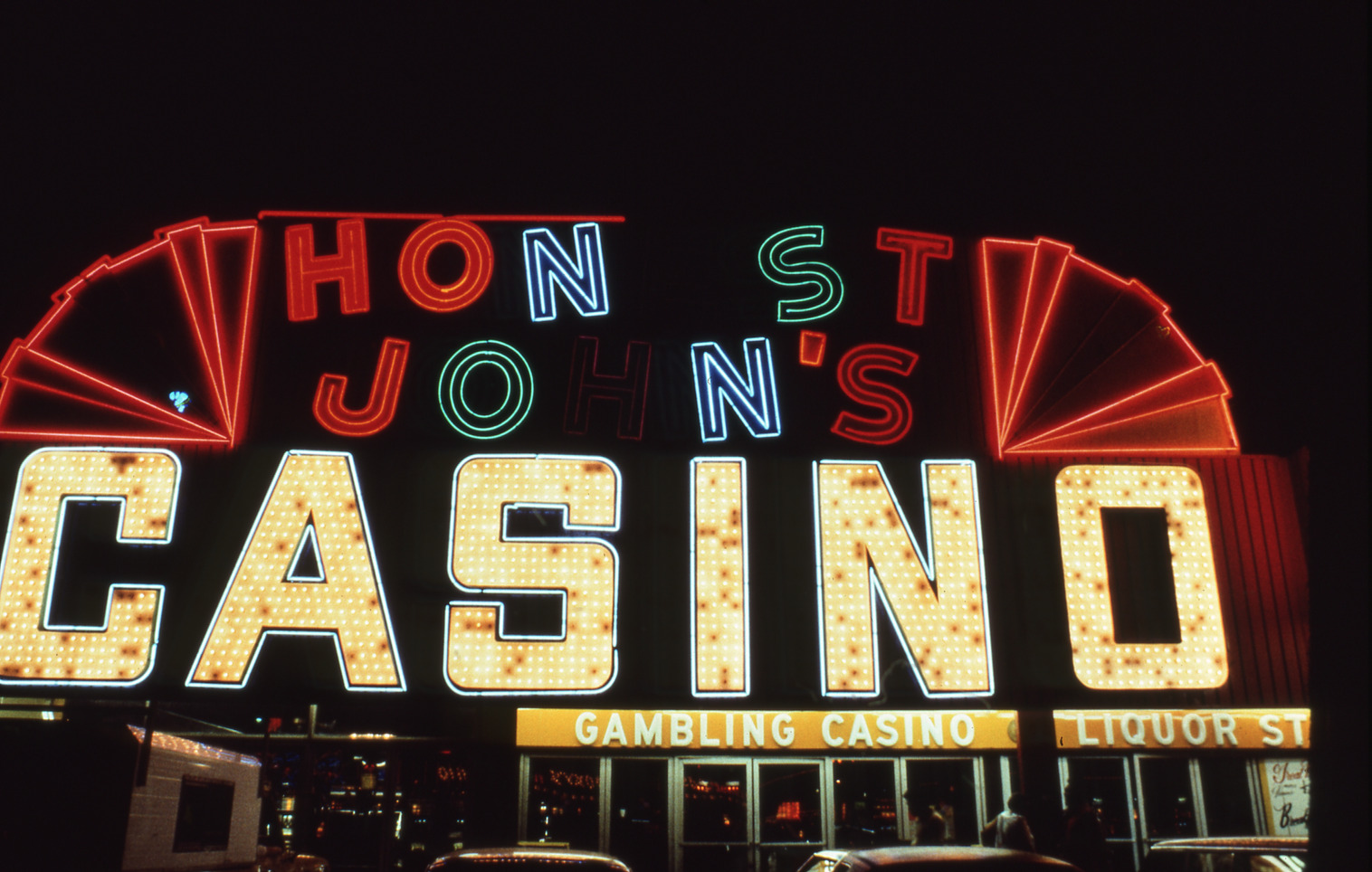 Honest John's Casino wall mounted sign, Las Vegas, Nevada: photographic print