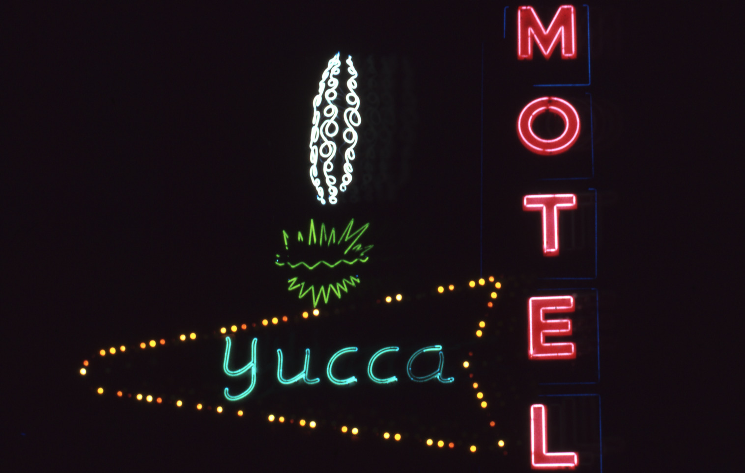 Yucca Motel sign, Las Vegas, Nevada: photographic print