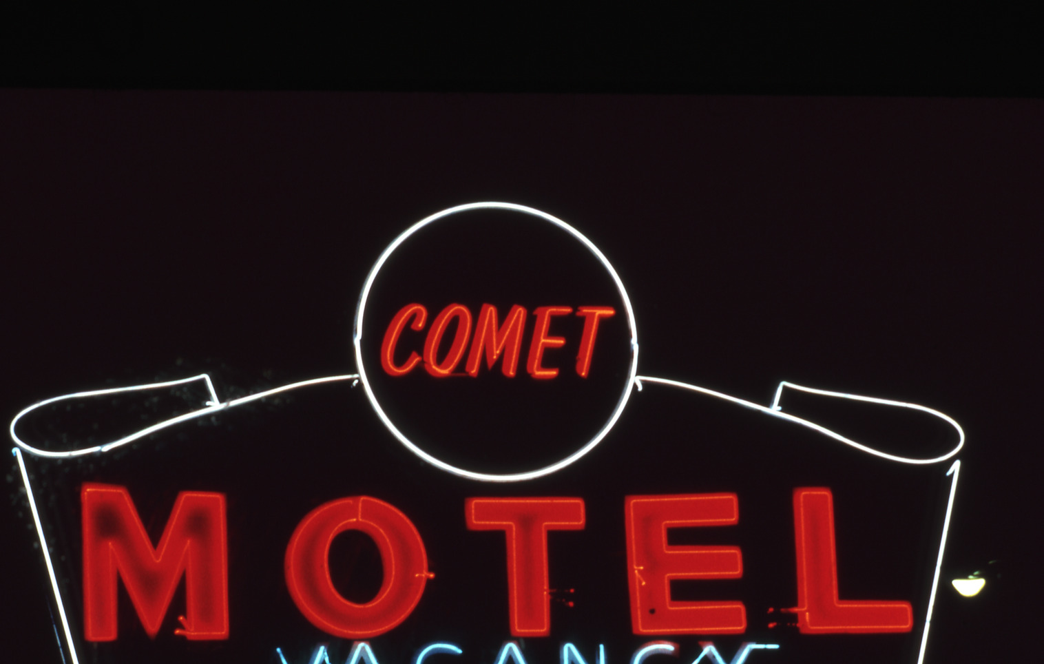 Comet Motel sign, Las Vegas, Nevada: photographic print