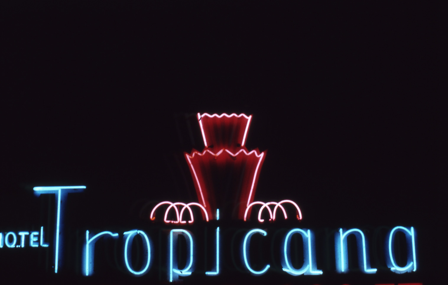 Motel Tropicana lettering sign, Las Vegas, Nevada: photographic print