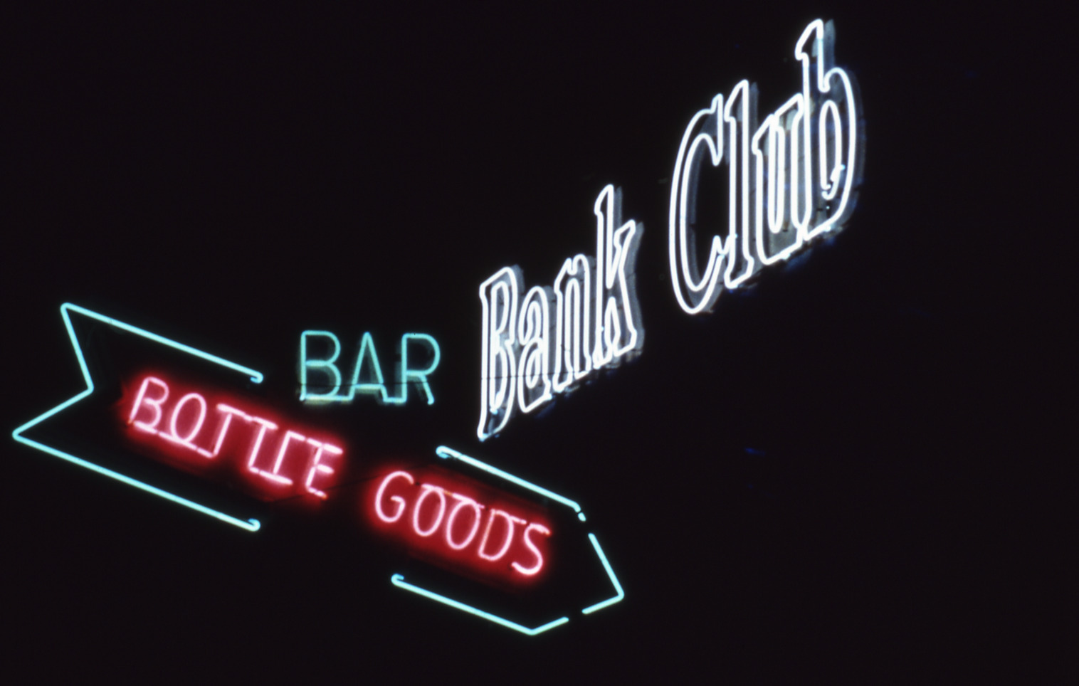 Bank Club sign, Las Vegas, Nevada: photographic print